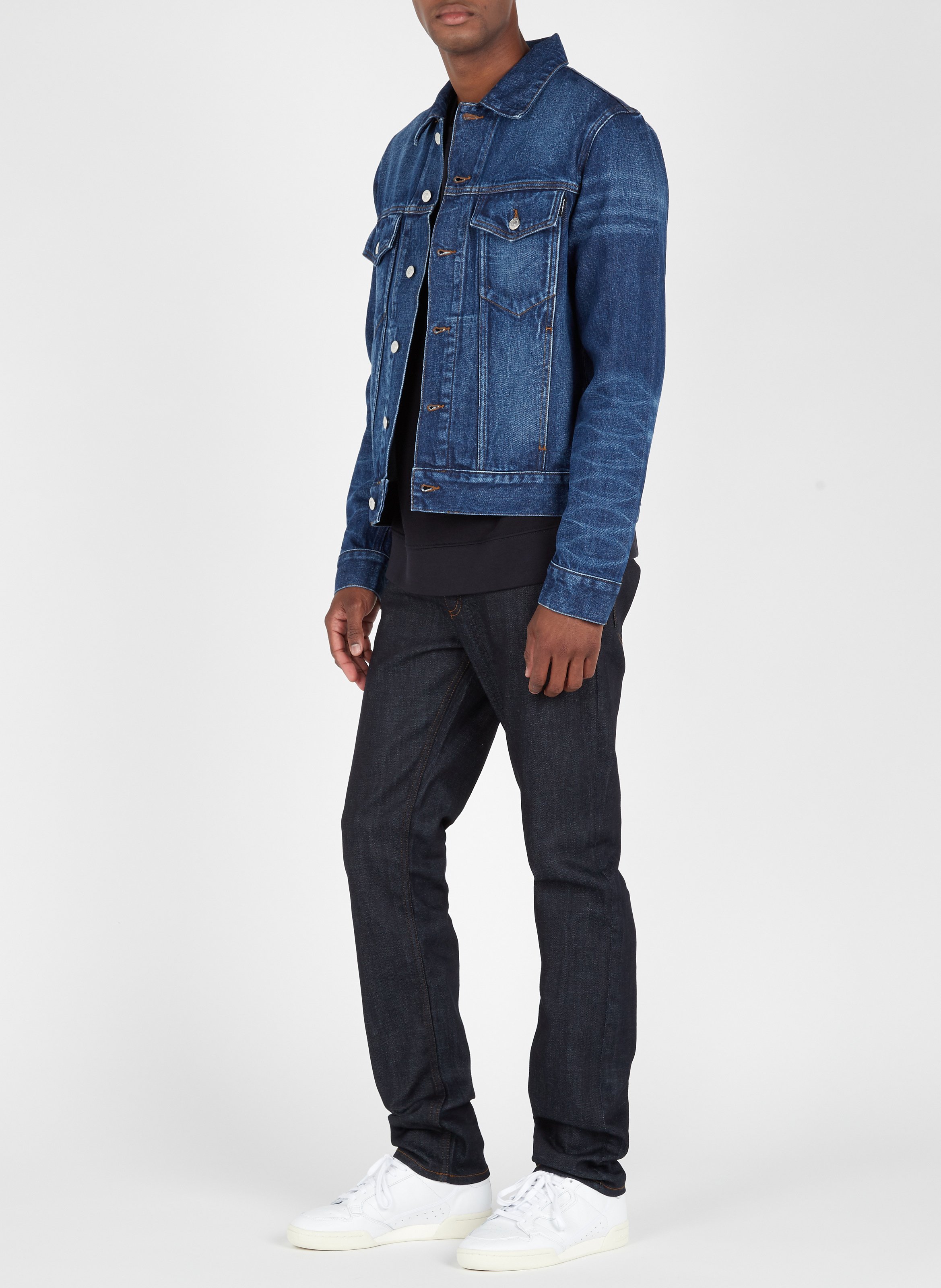 Jean slim en coton mélangé SANDRO Bleu