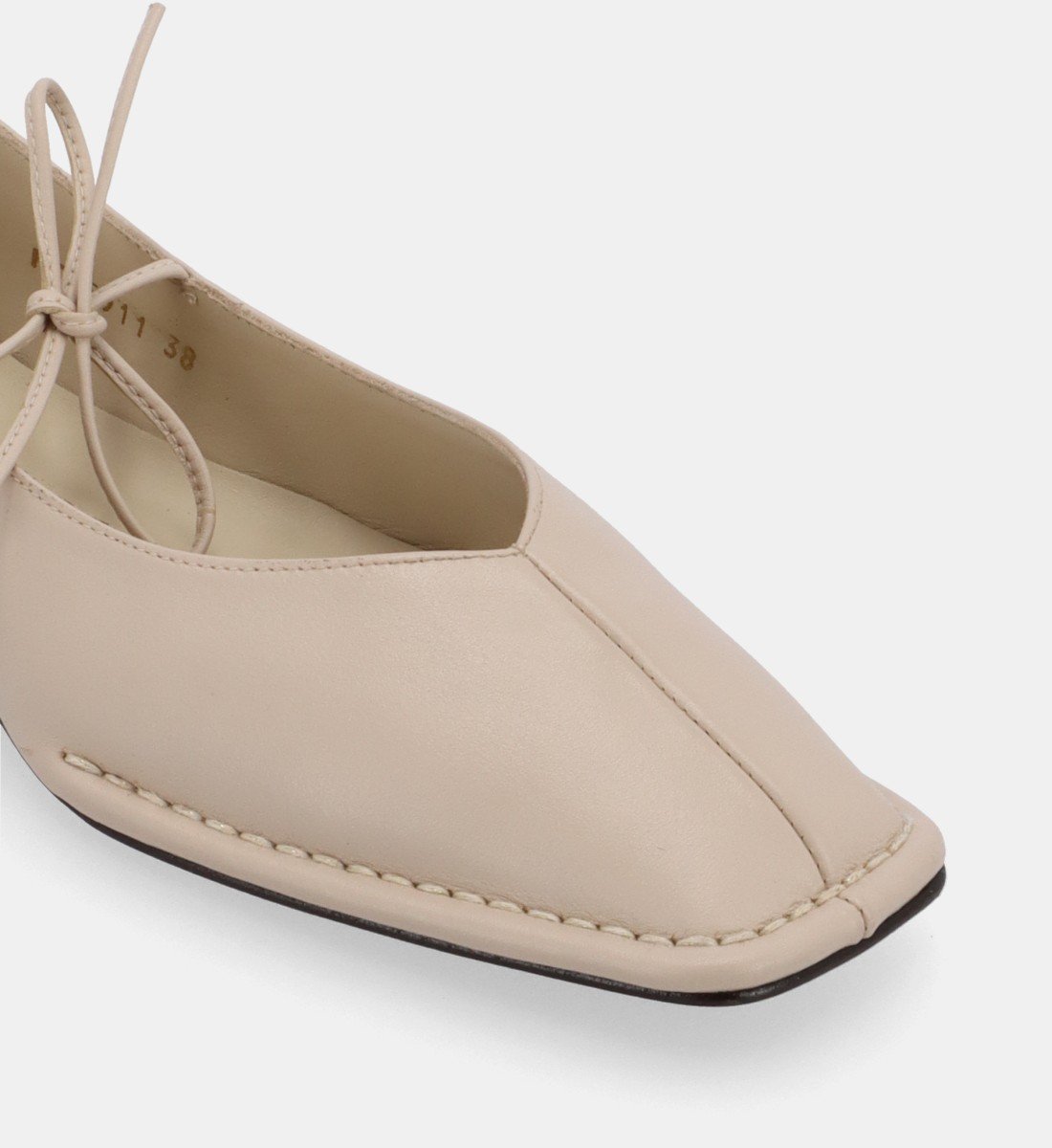 Cendrillon goatskin leather ballet pumps ALOHAS Beige