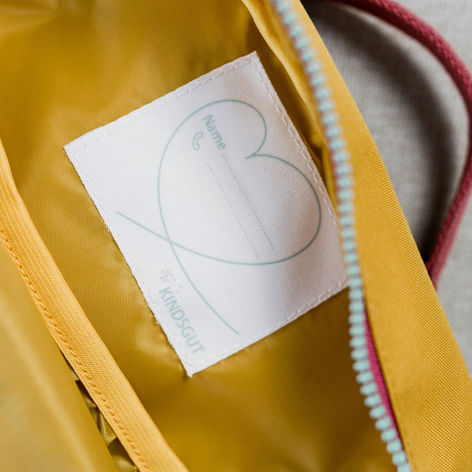 Kids&#039; mini backpack KINDSGUT Yellow