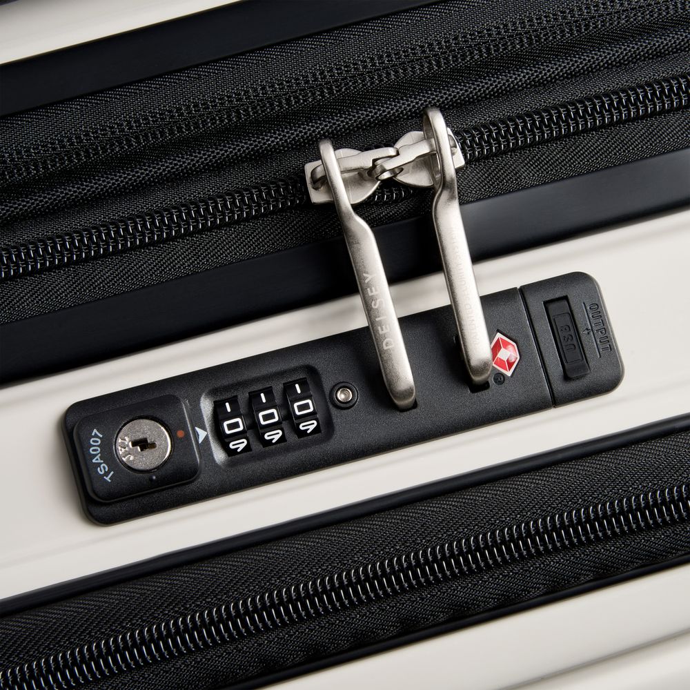 Rigid cabin suitcase DELSEY PARIS White