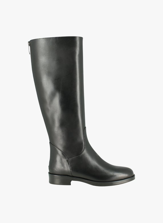 JONAK FLEUR Bottes hautes en cuir Noir