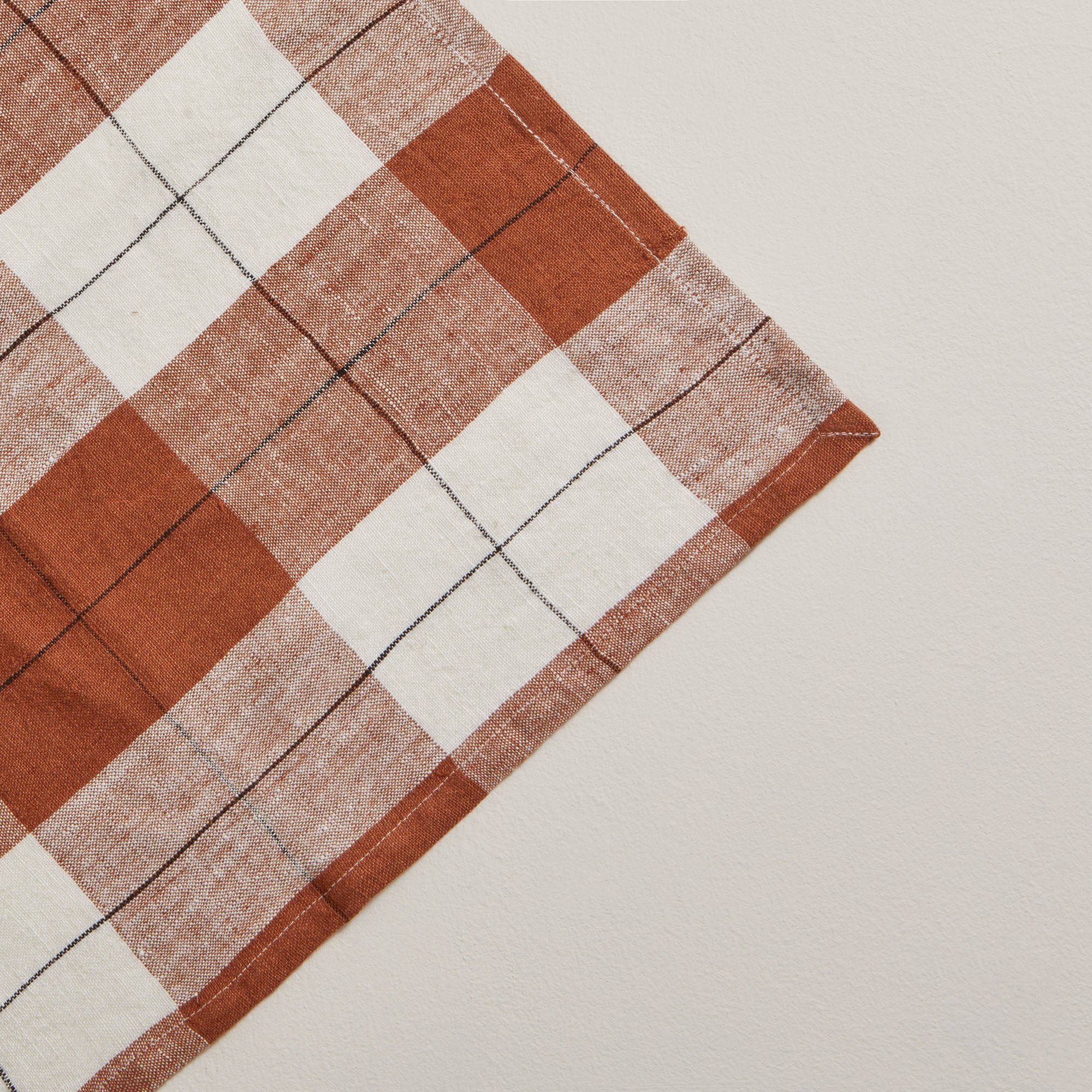 CARLINA - Linen napkin, 45 x 45 cm MADURA Orange