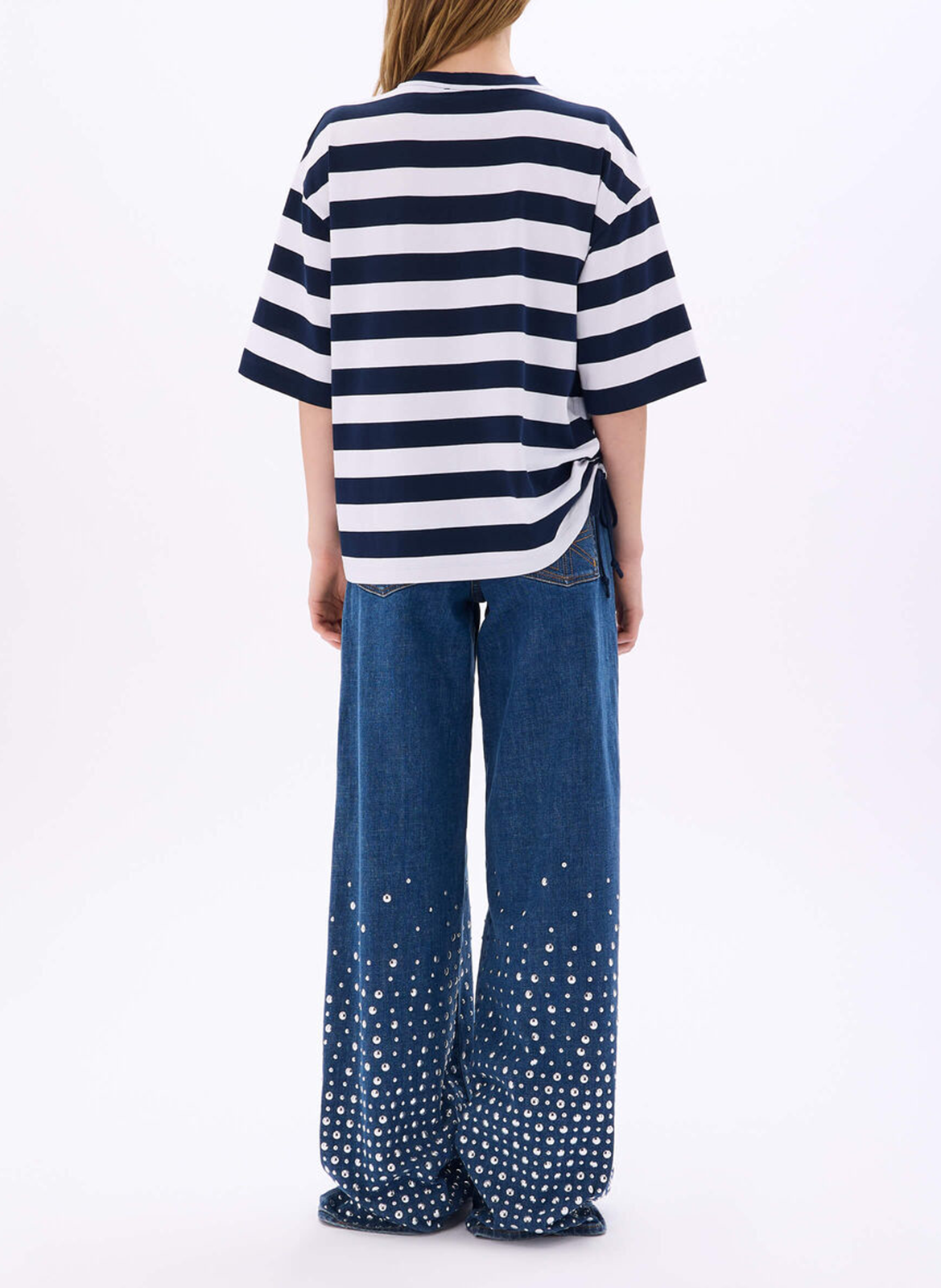 Straight striped cotton T-shirt SONIA RYKIEL Multicolored