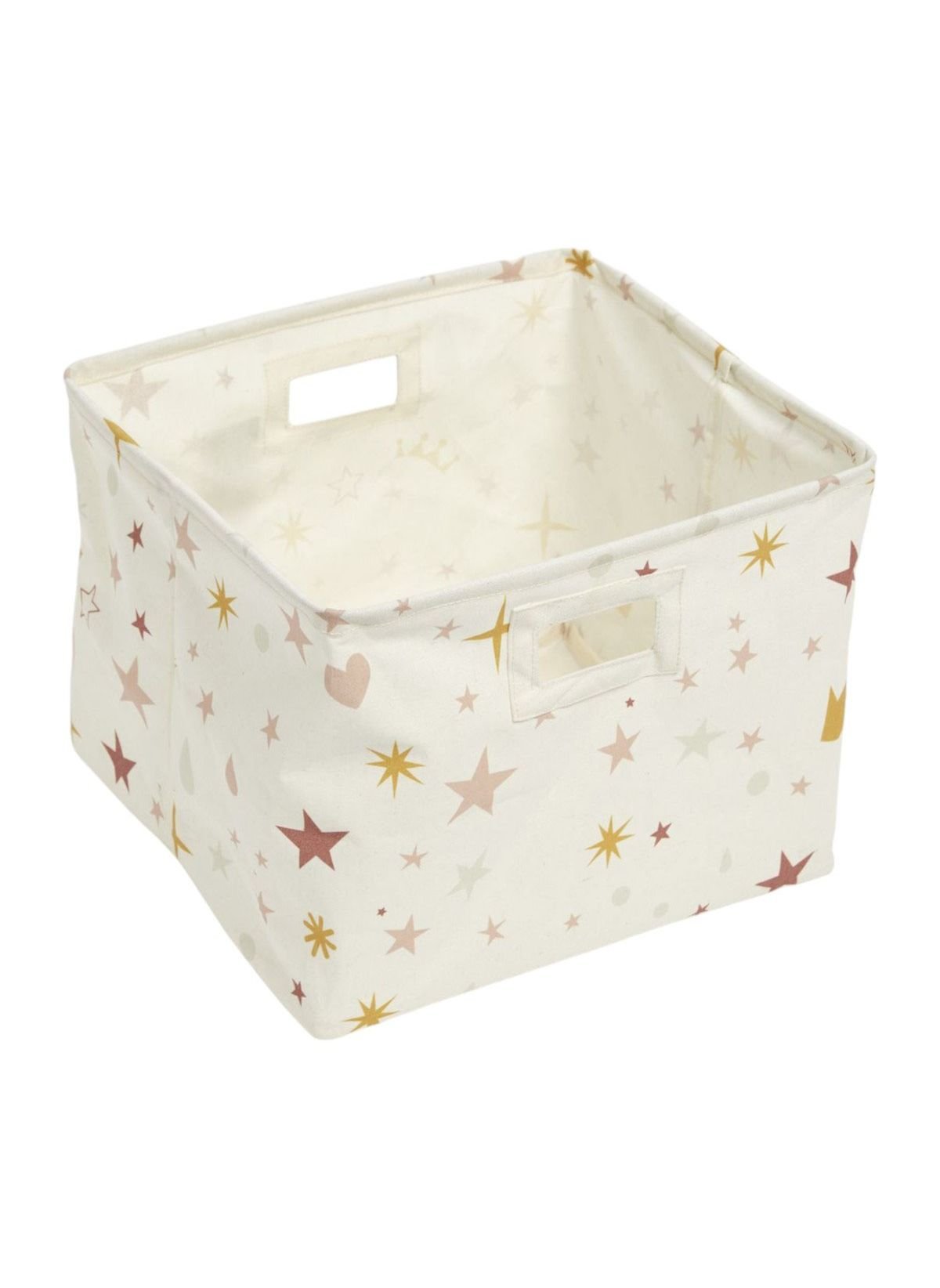 Square storage basket FACTORY White