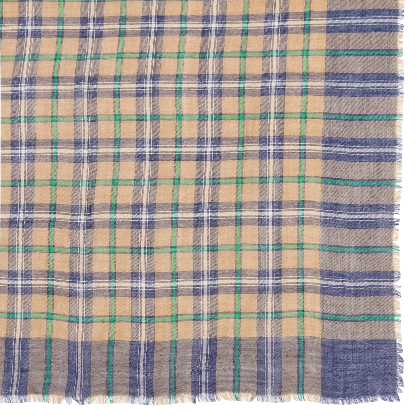 Checked wool scarf LOUISE MISHA Blue