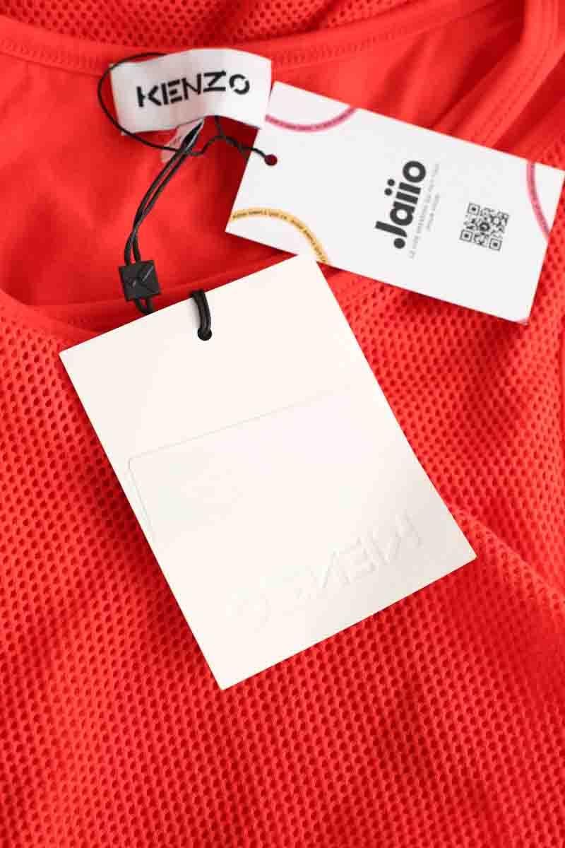 Cotton dress KENZO - SECONDE MAIN Red
