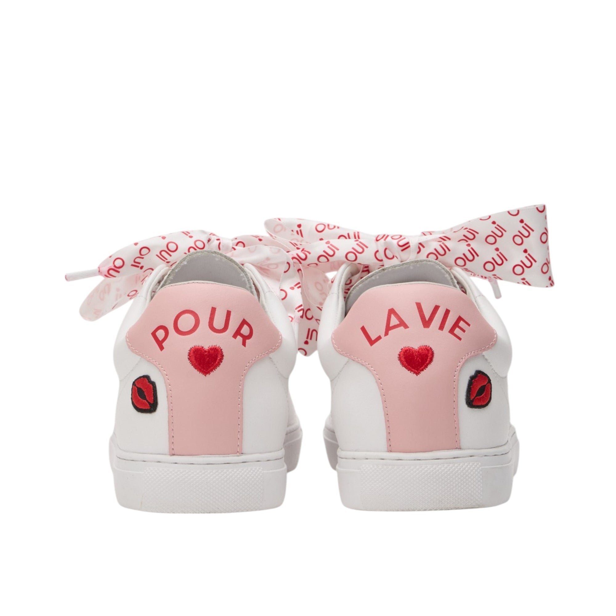 Jimmy leather sneakers BONS BAISERS PARIS White