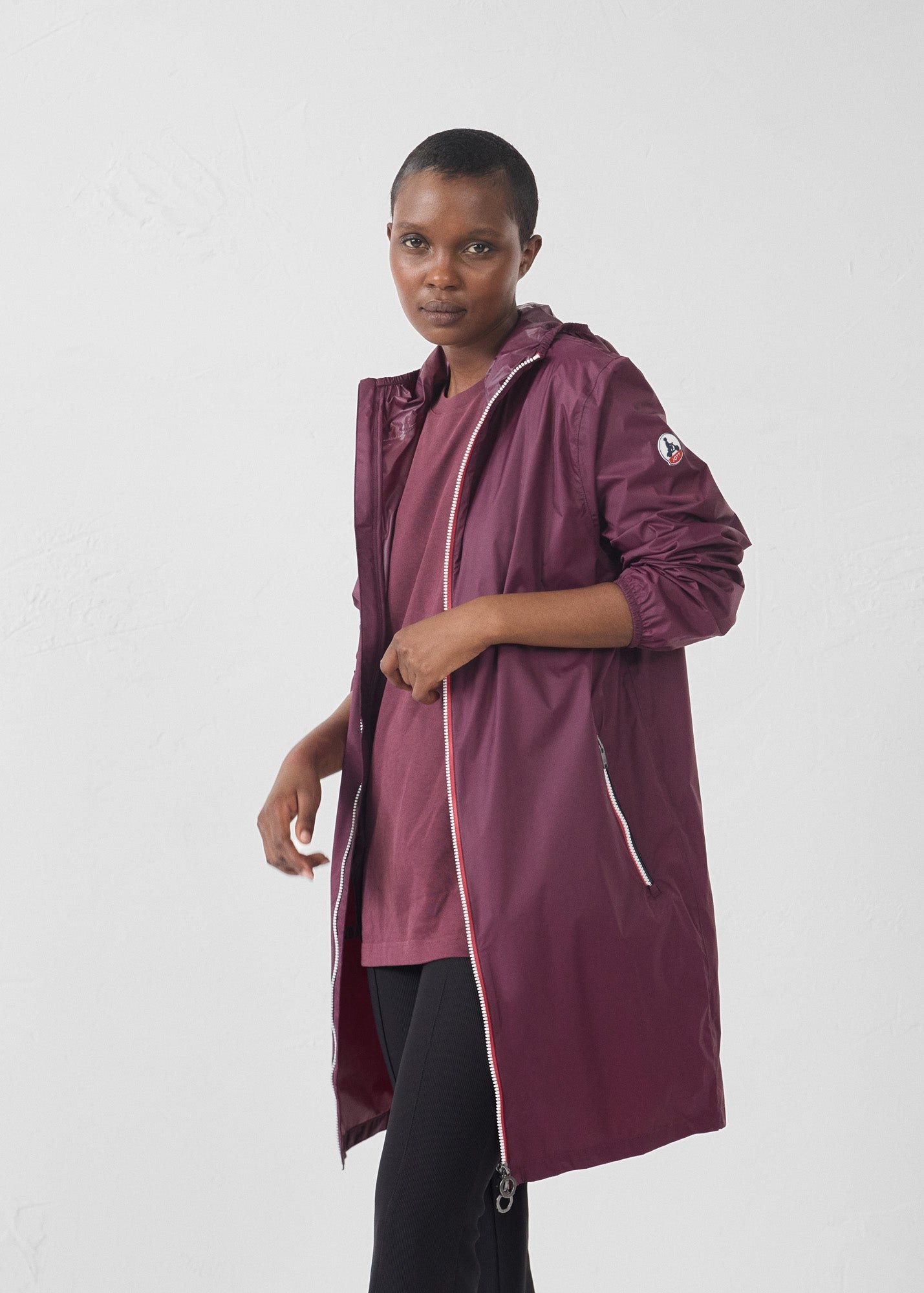 Packable long raincoat Skye JOTT Pink