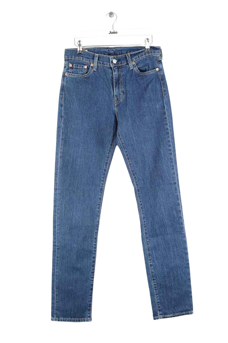 Cotton straight jeans LEVI'S - Seconde main Blue