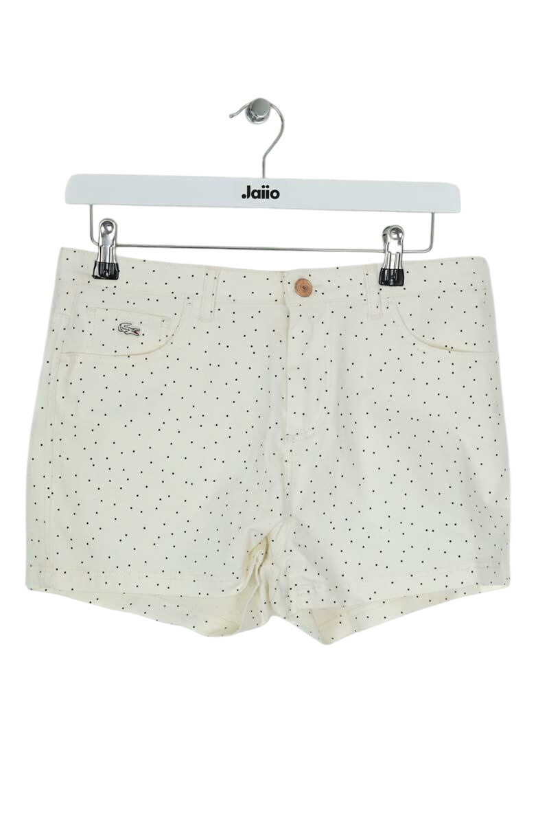 Cotton mini shorts LACOSTE - SECONDE MAIN White