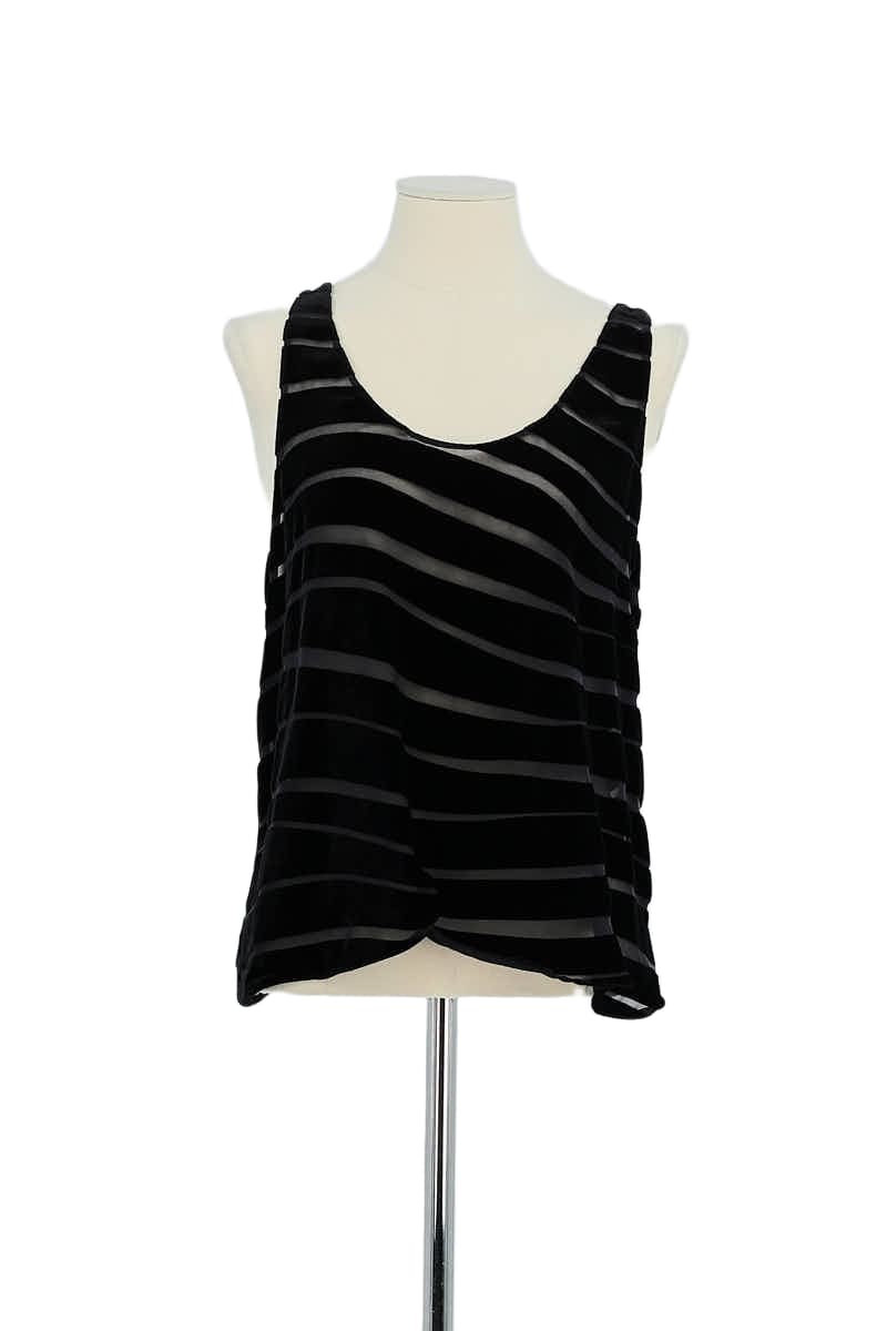 Azawood sleeveless top ARMANI - SECONDE MAIN Black