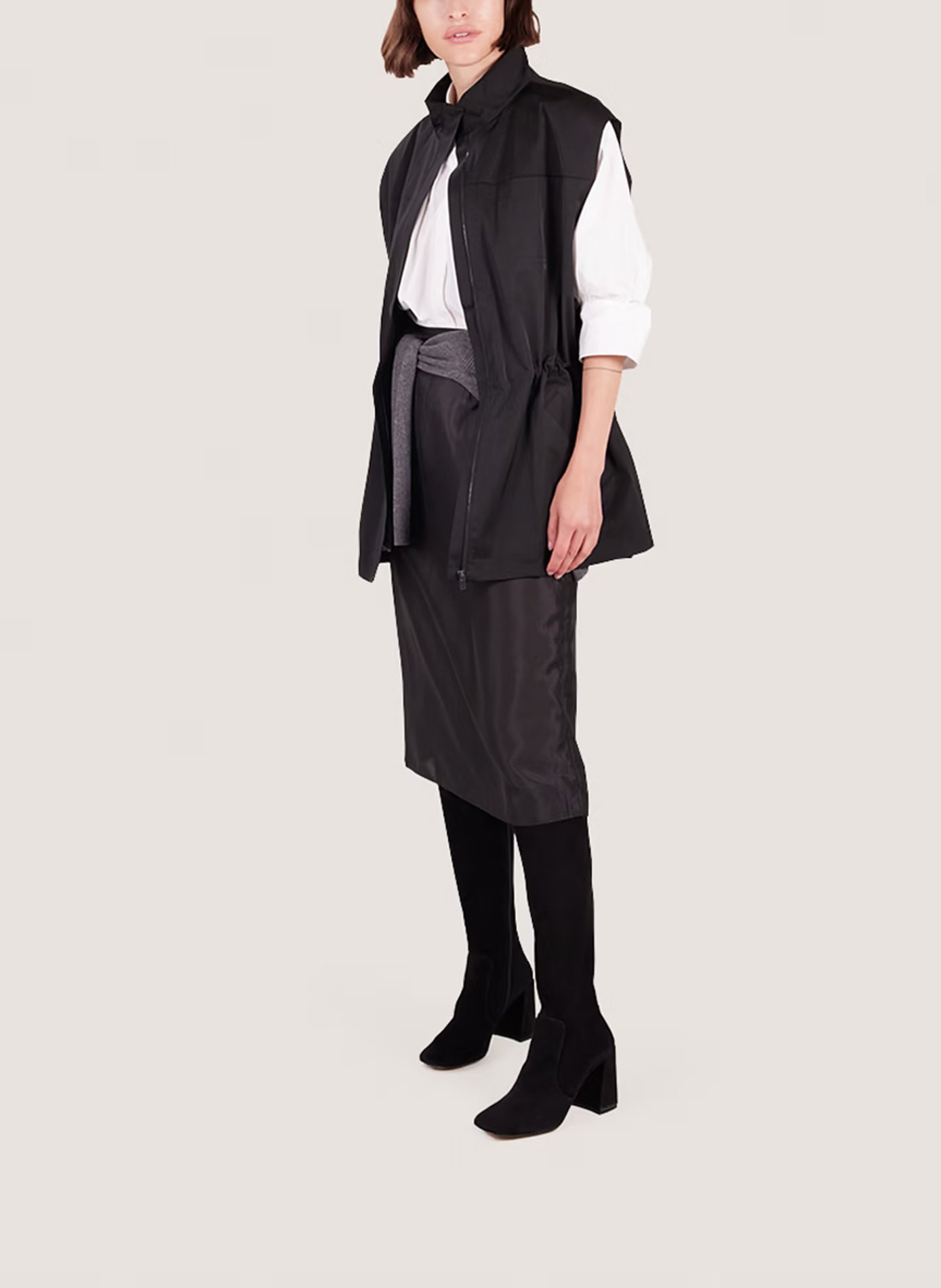 Suede boots JONAK Black