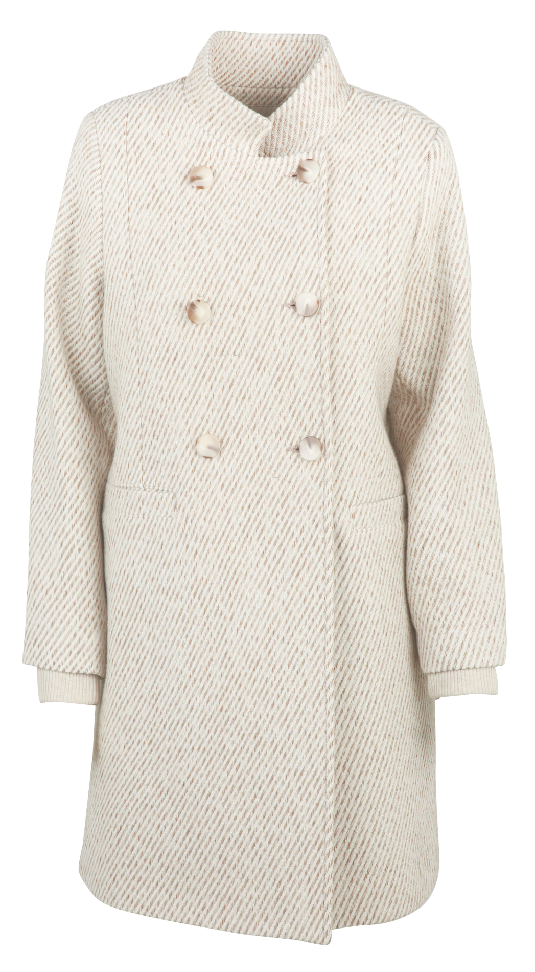 Alpaca wool coat  I CODE White
