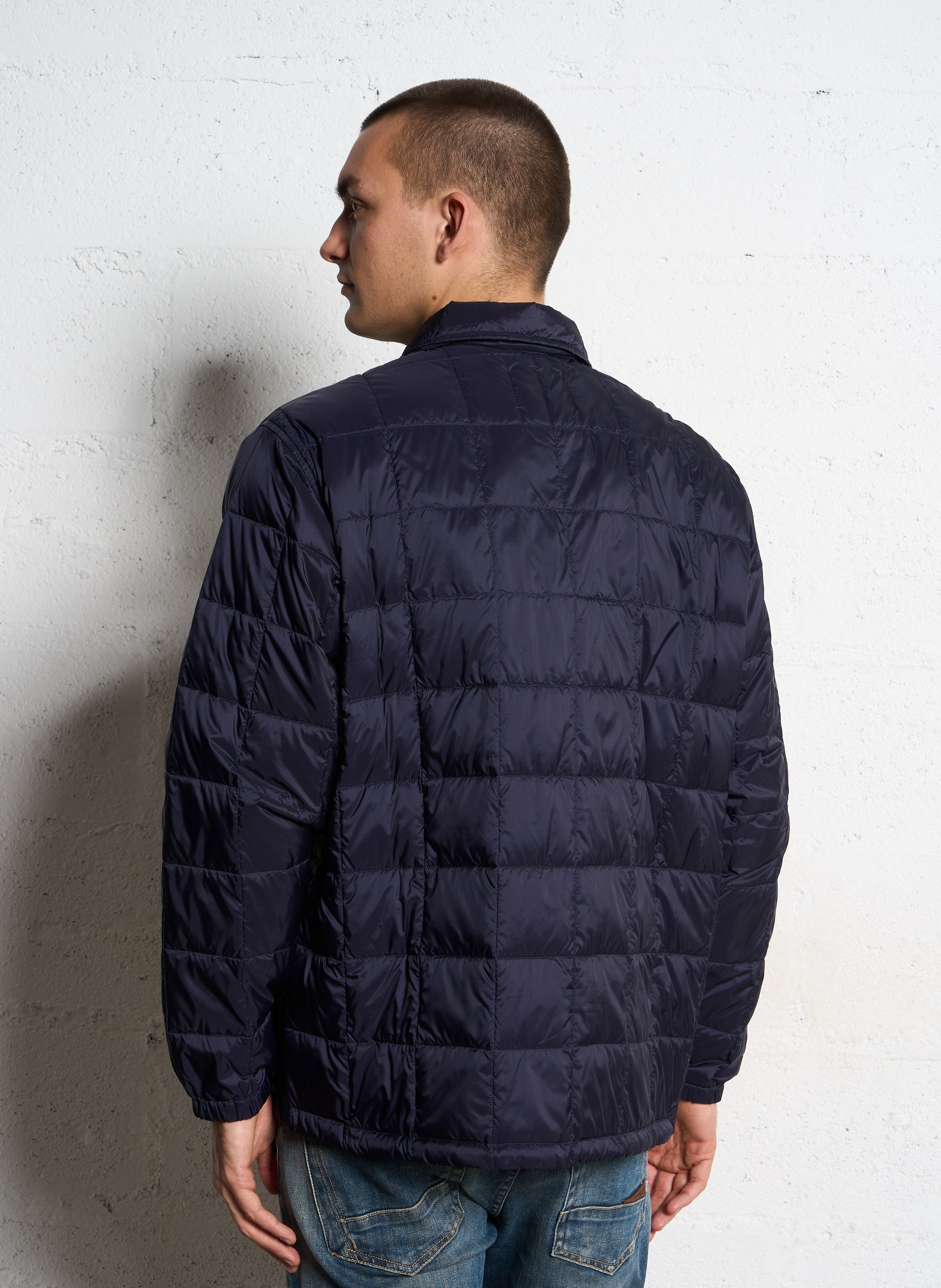 Doudoune fine matelassée unie TAION Bleu