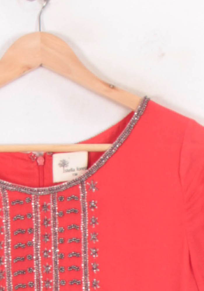 Short & Midi Dress STELLA FOREST - SECONDE MAIN Red