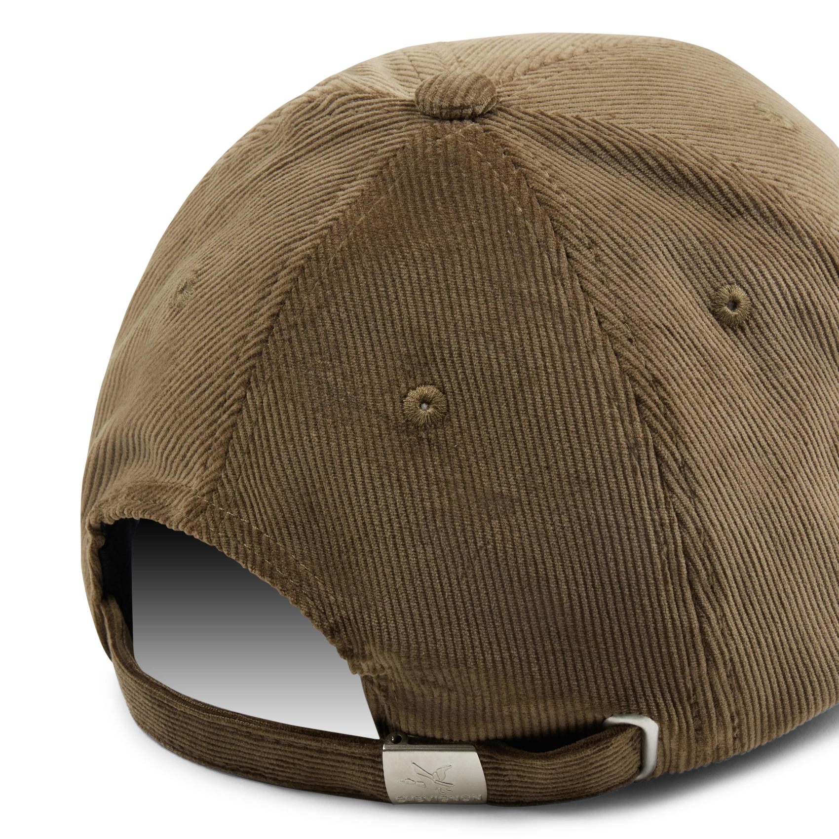 Casquette en coton côtelé CHEVIGNON Kaki