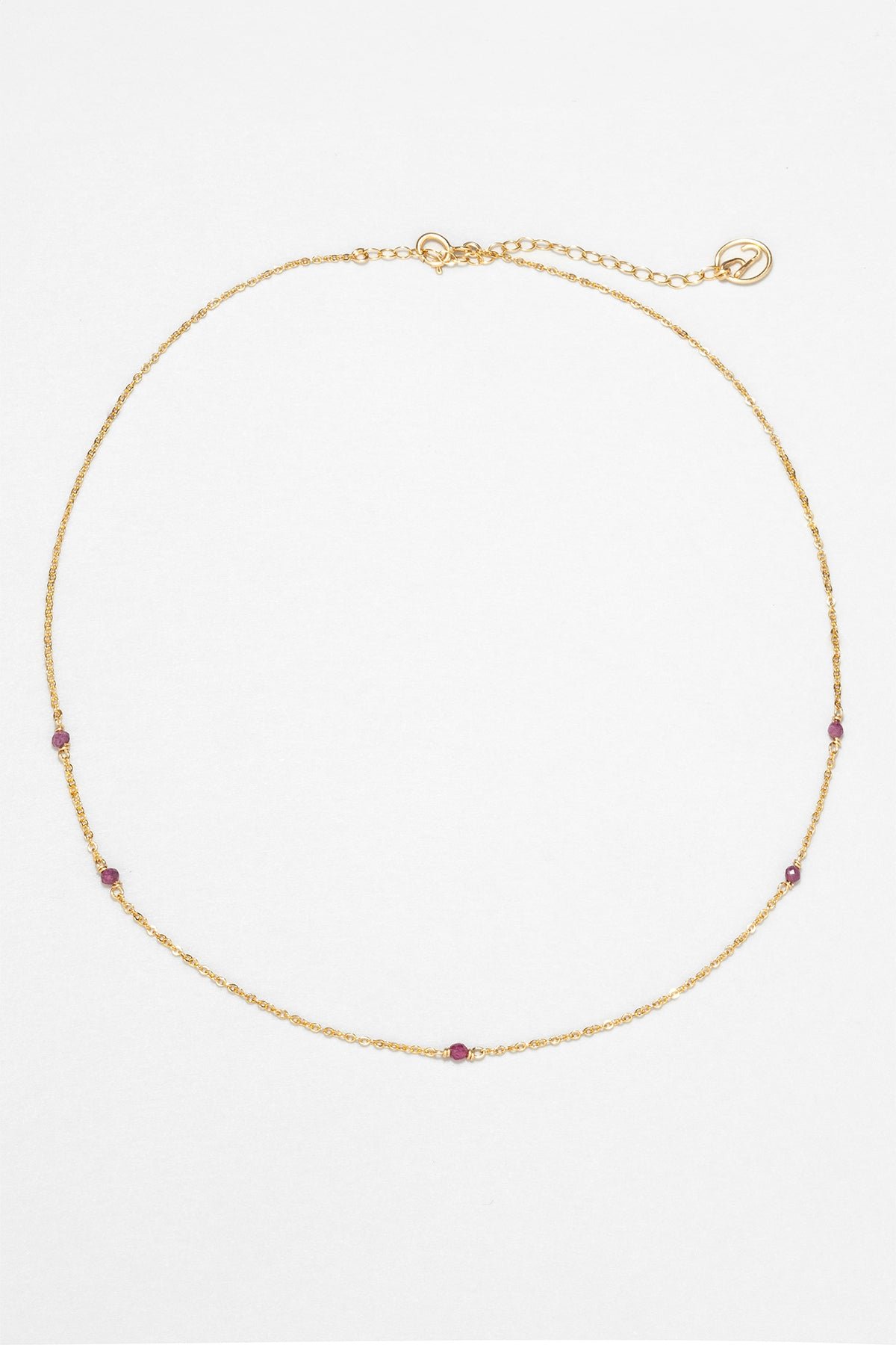 Necklace-bracelet - ruby YAY Golden