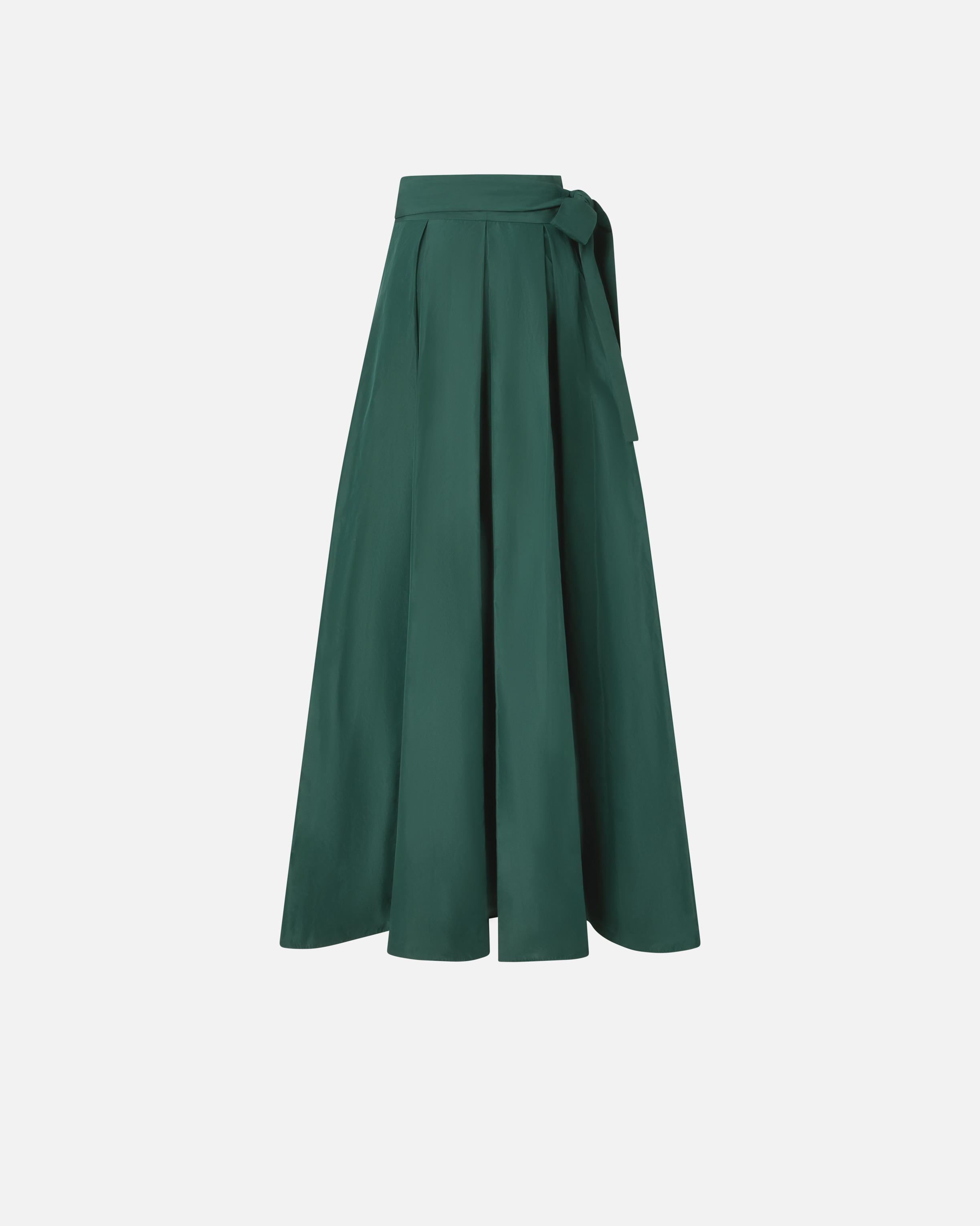 Long and wide skirt with belt PINKO Green