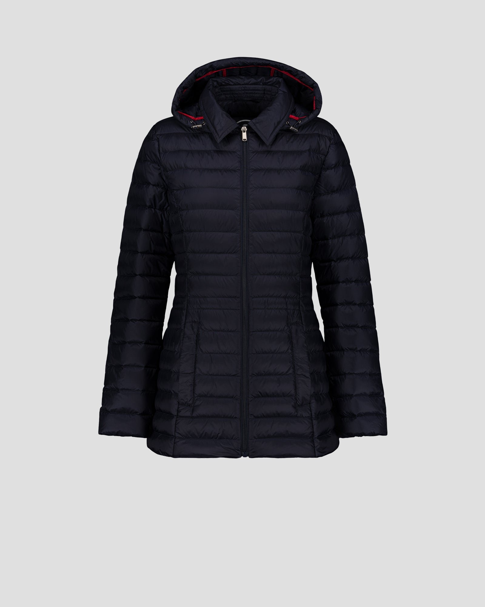 Mid-length hooded puffer jacket nour 2.0 JOTT Blue