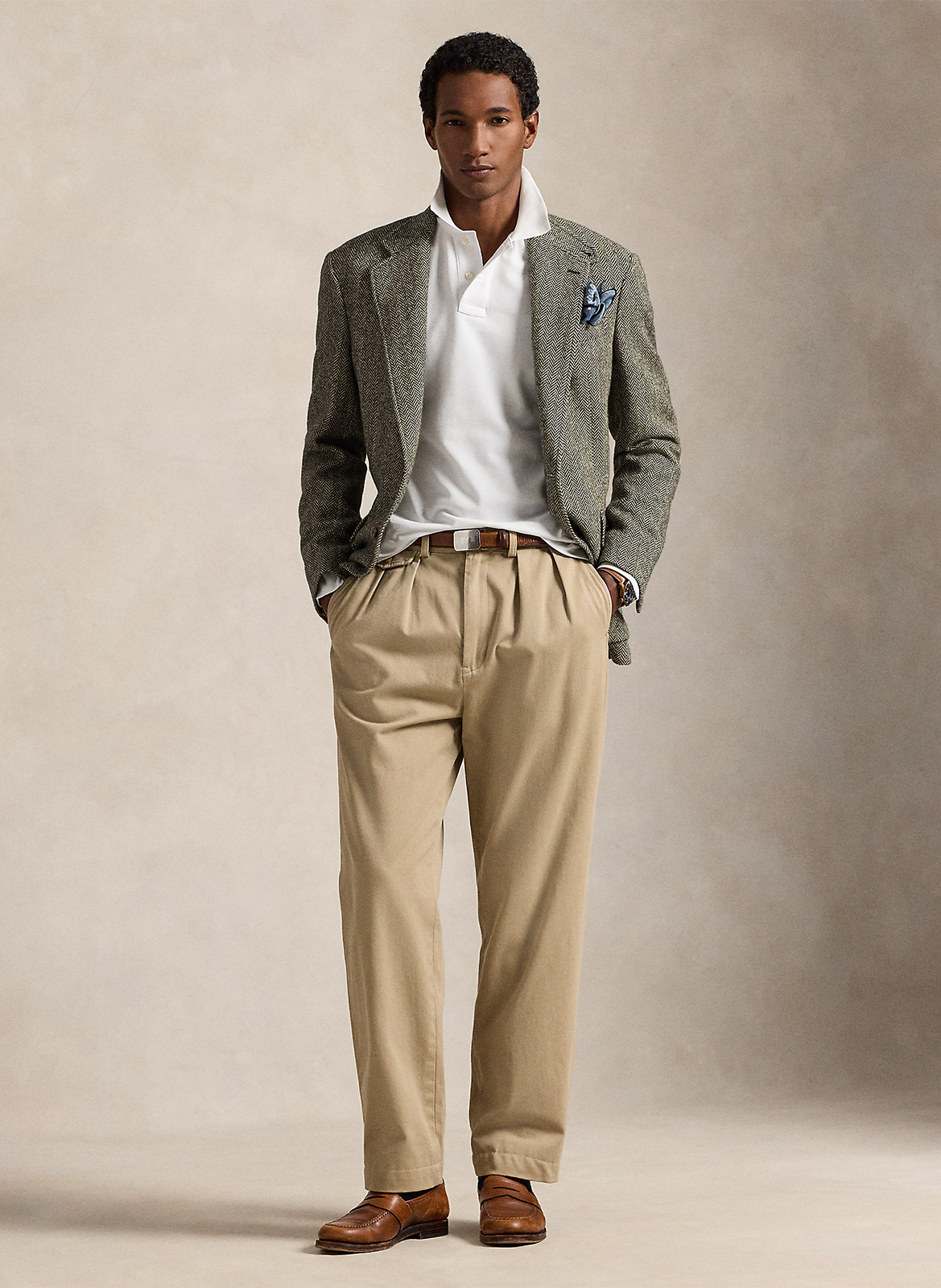 Langärmliges Poloshirt aus Baumwoll-Piqué, Regular Fit POLO RALPH LAUREN Weiss