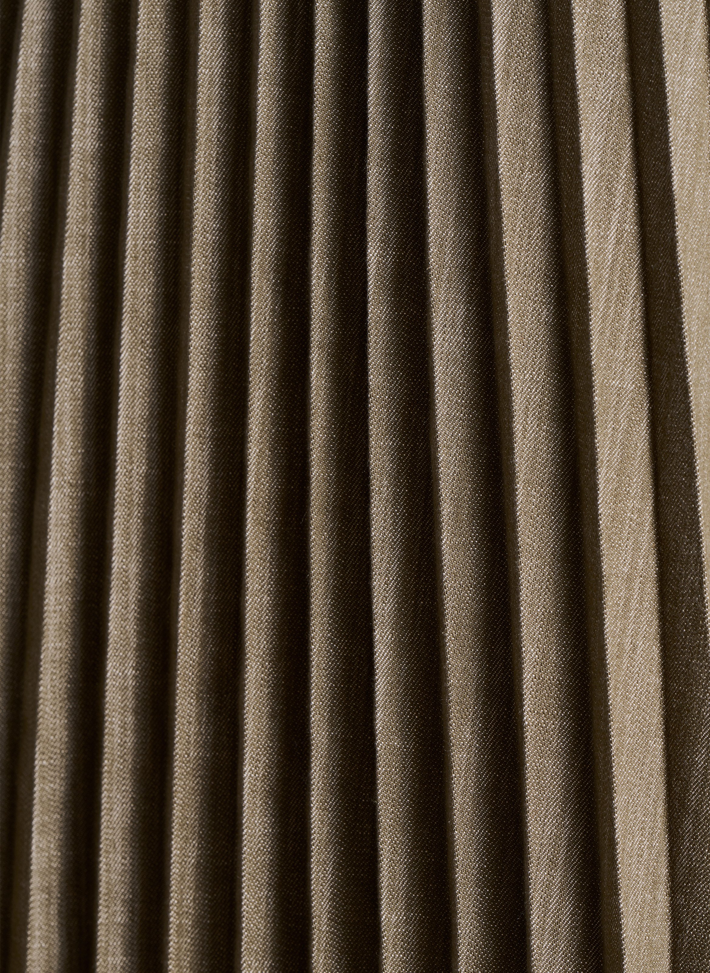 Ausgestellter Denim-Rock aus Baumwollmischung Grun