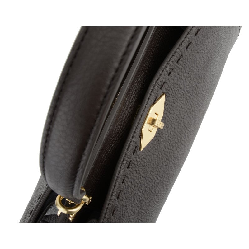 Handbag in calfskin Brown