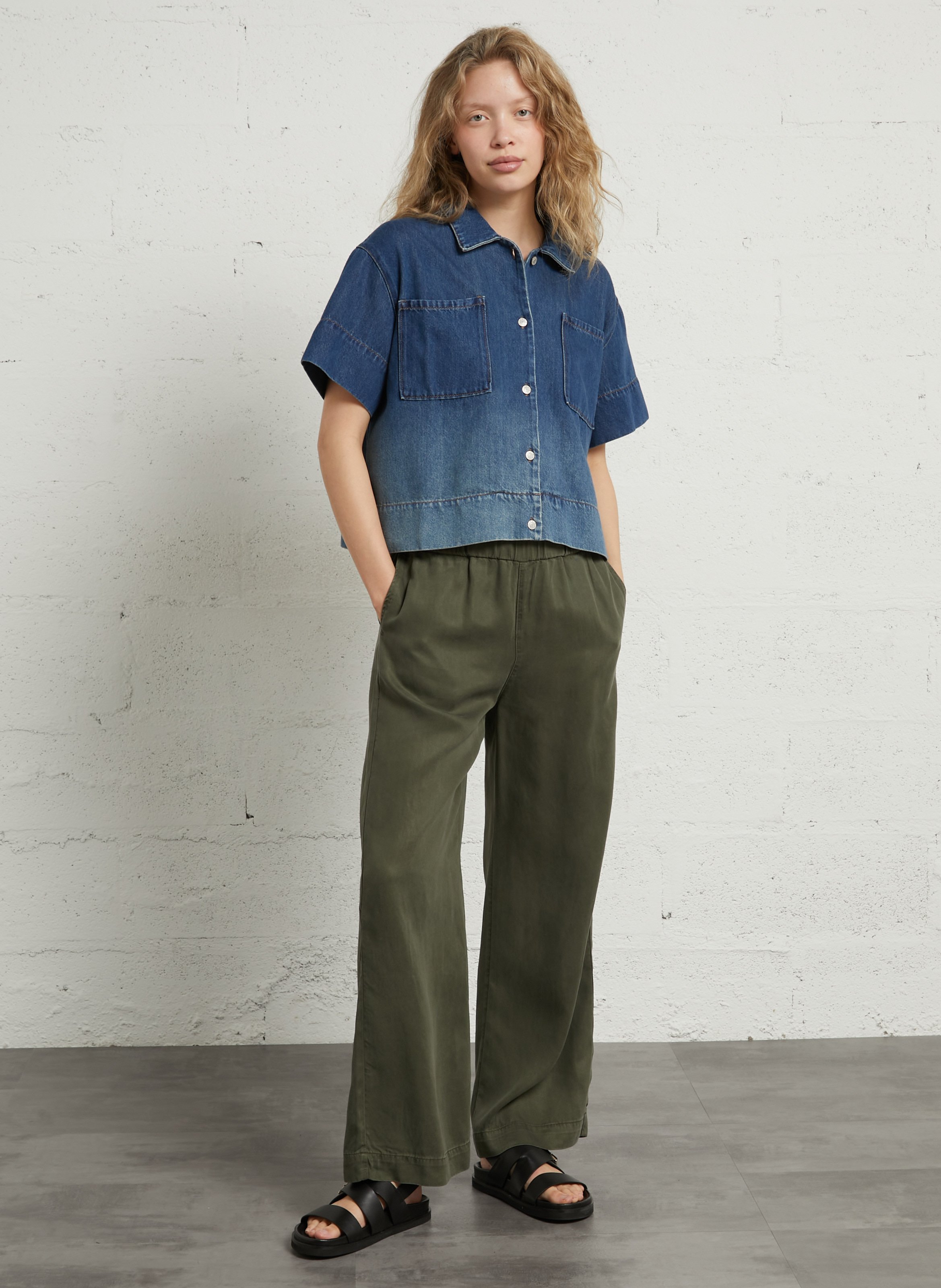 Chemise col classique  LAB DIP Bleu