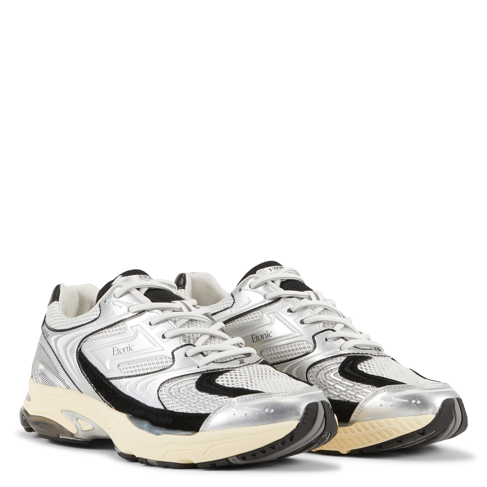 Lace-up low-top sneakers ETONIC Silver