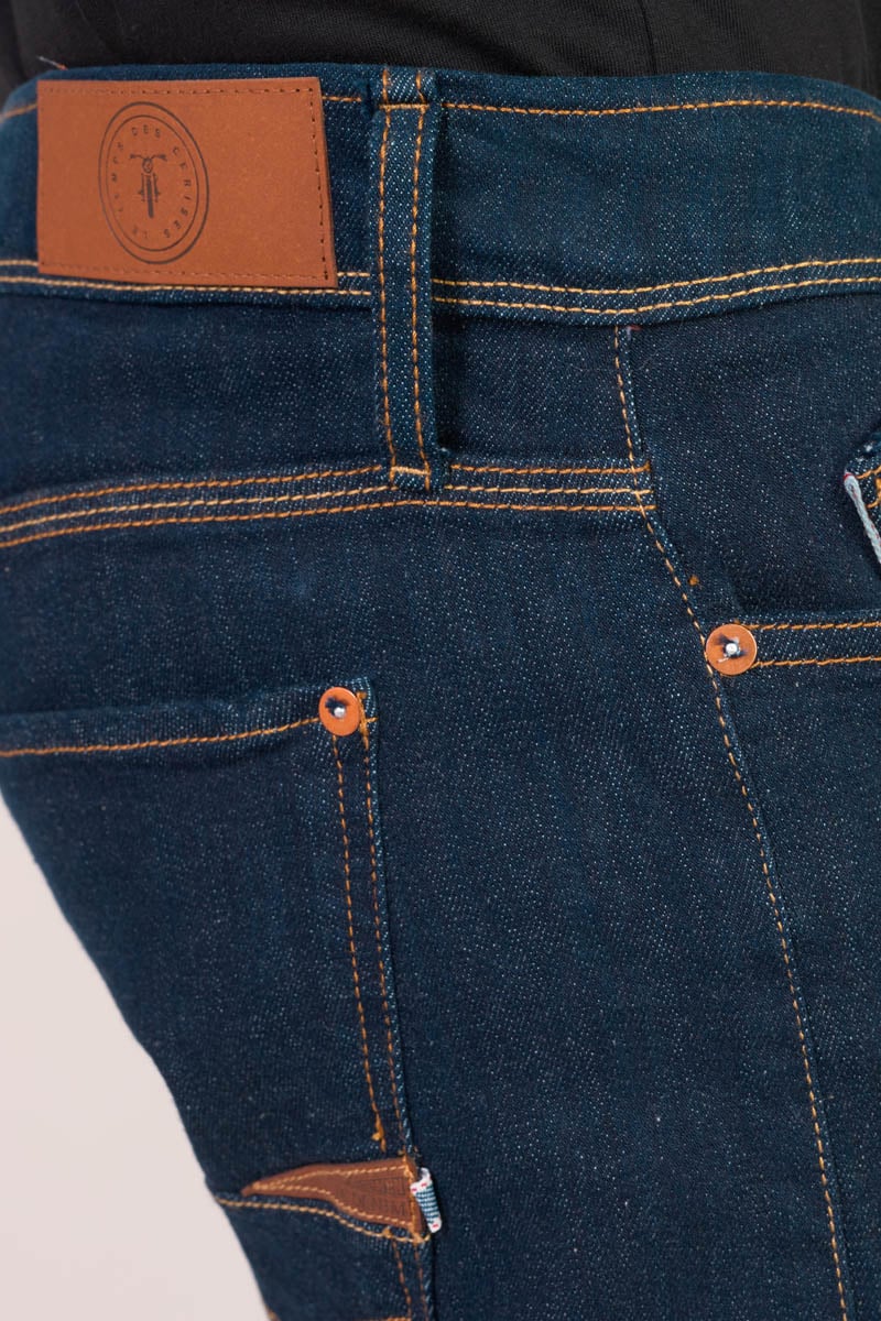 Slim stretch jeans, length 34 LE TEMPS DES CERISES Blue