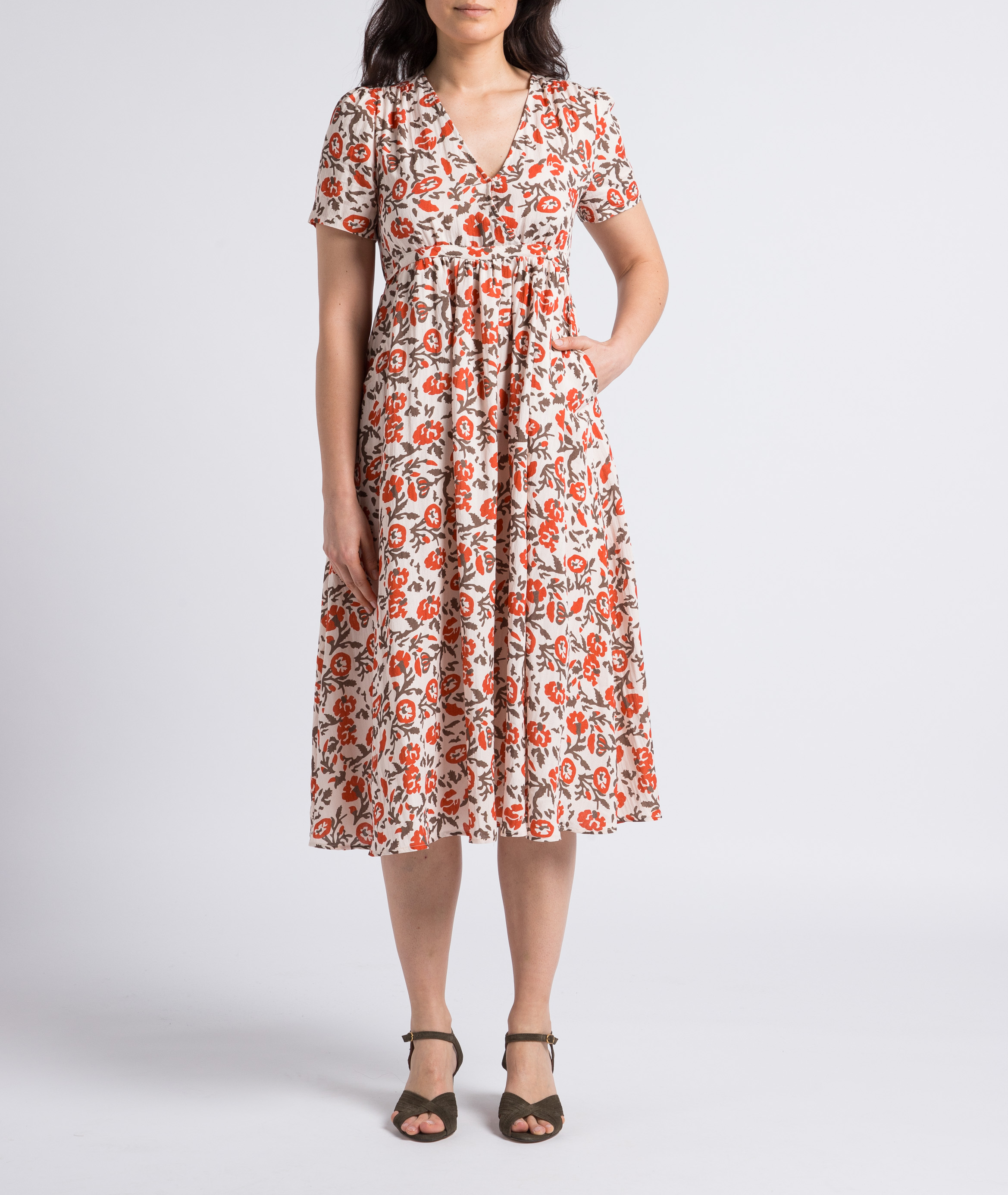 Sandales à talons en cuir ANONYMOUS COPENHAGEN Vert