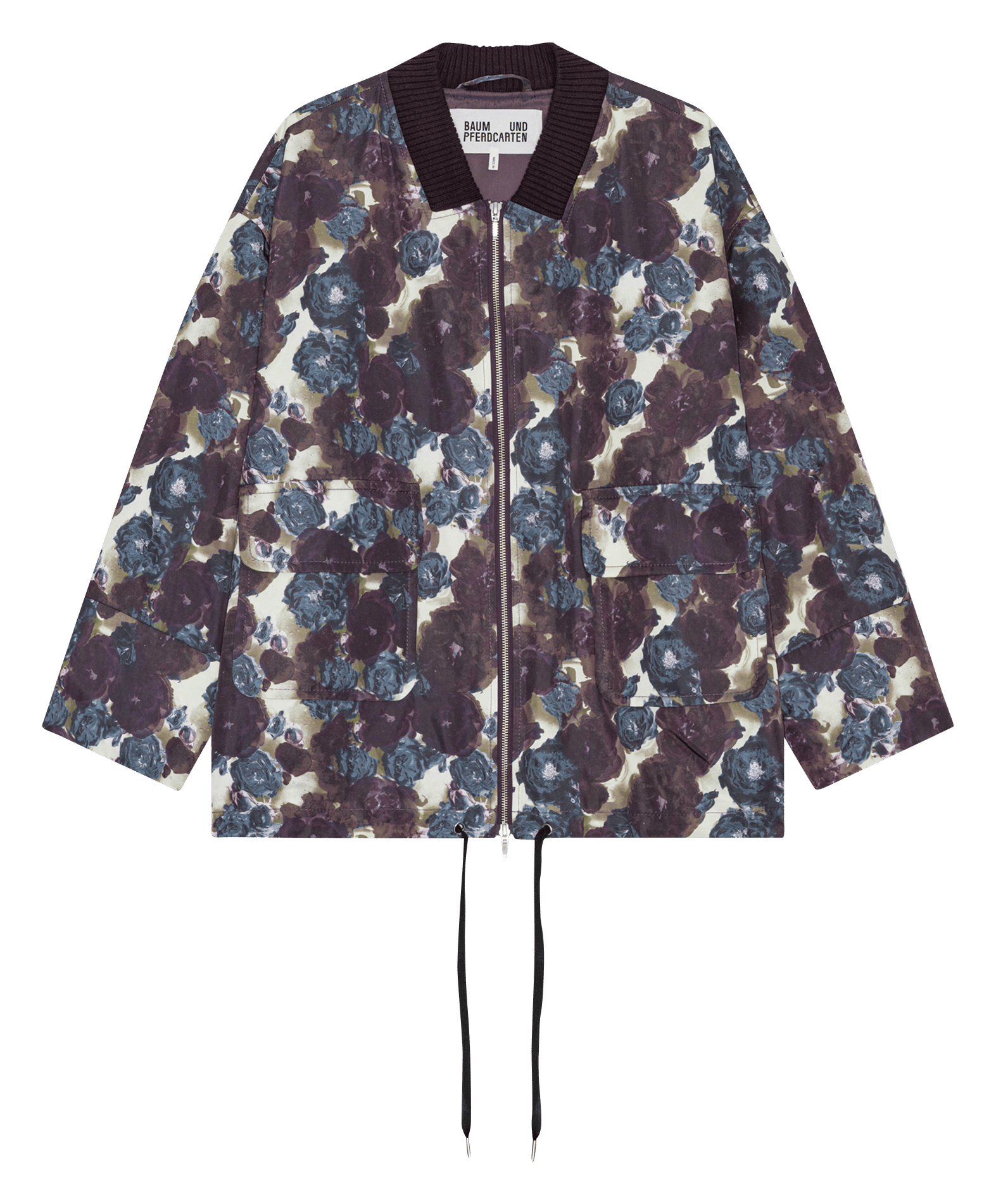 Loose-fit printed jacket BAUM UND PFERDGARTEN Multicolored
