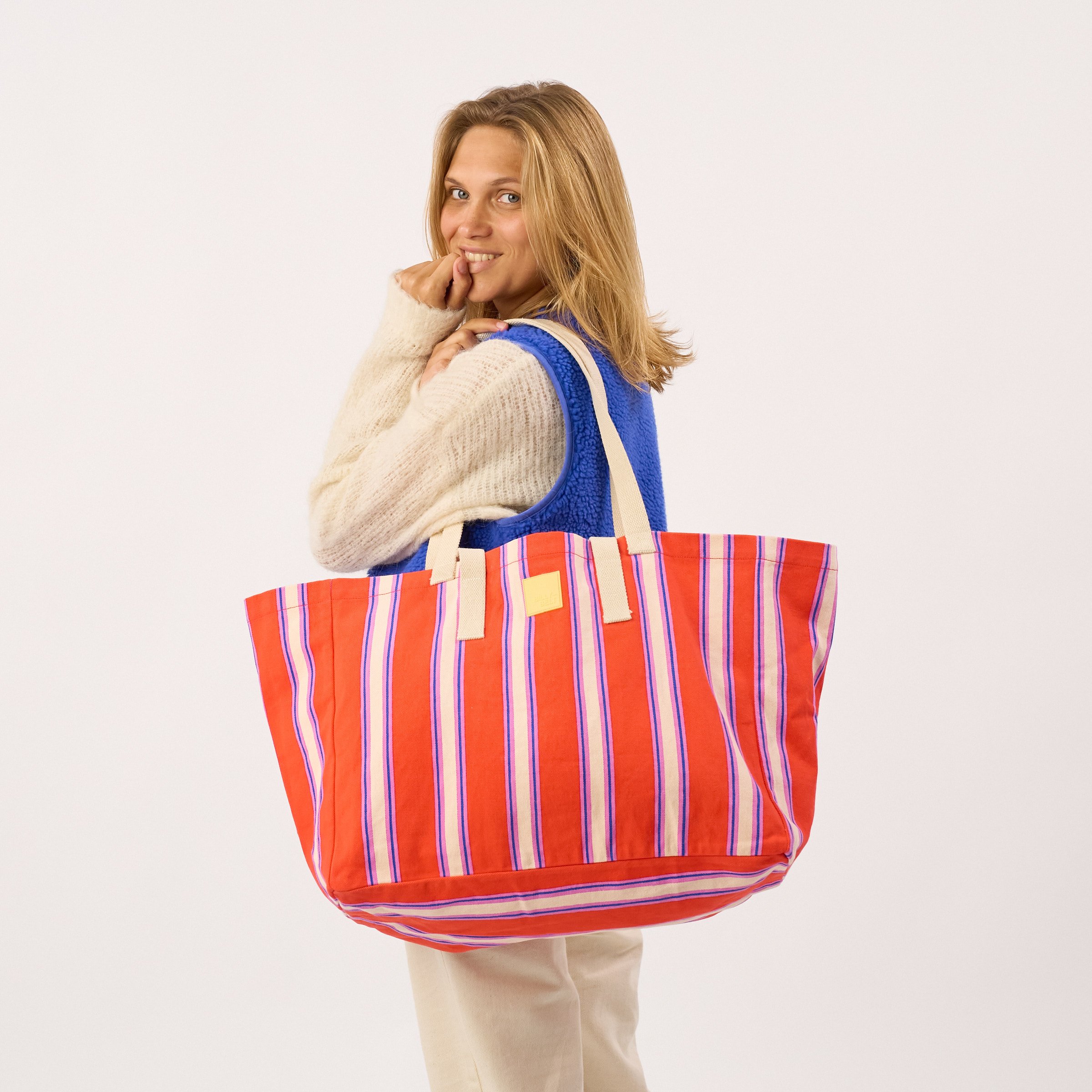 Organic cotton tote bag | Orange BILLYBELT Women