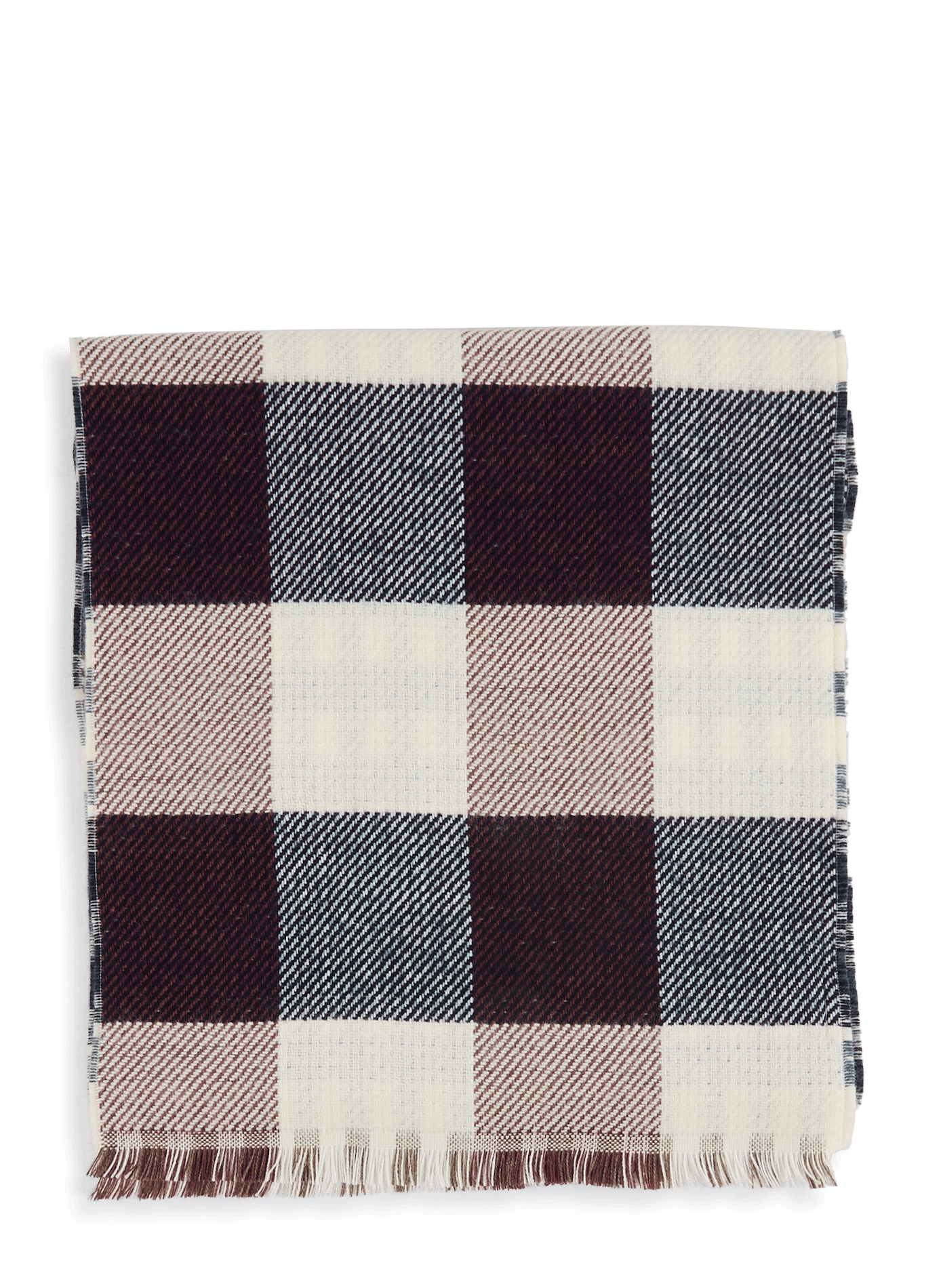 Checked scarf AU PRINTEMPS PARIS Multicolored
