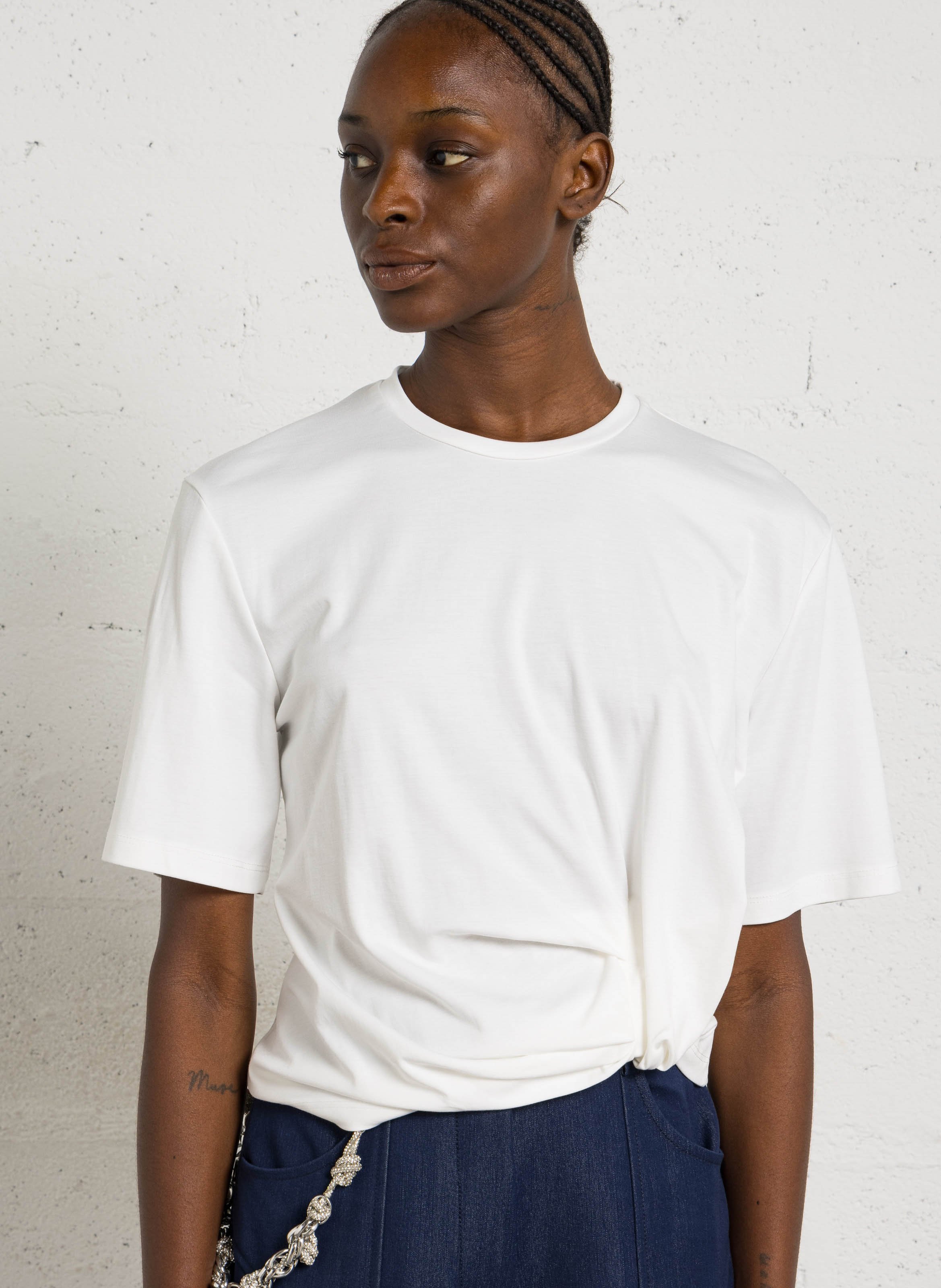 T-shirt manches courtes col rond noué IMPERIAL