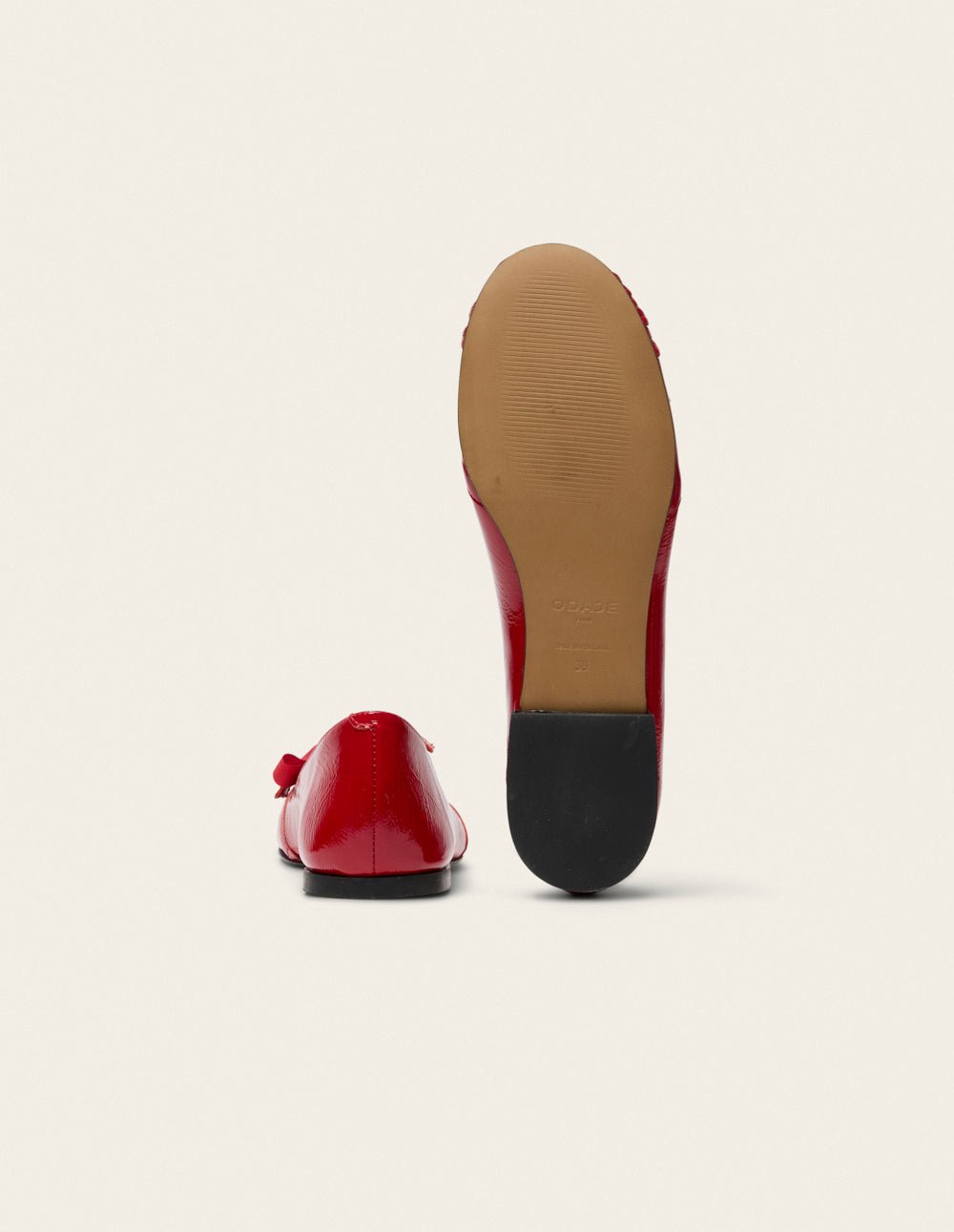 Ballerines ODAJE Rouge