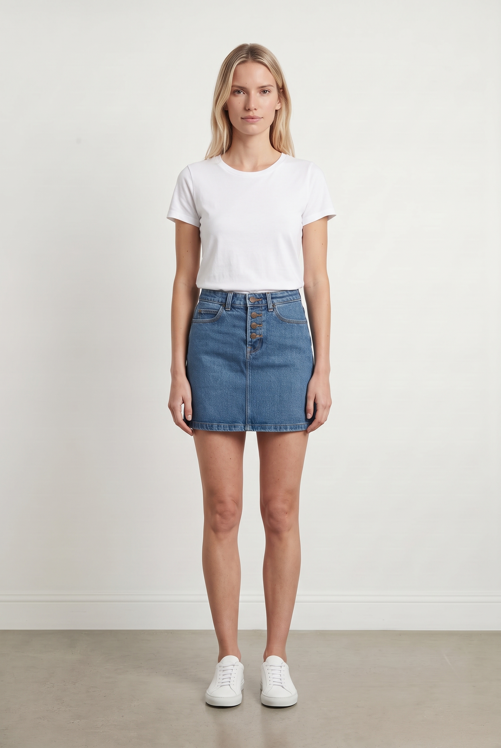 Short & midi skirt LEE - Seconde Main Blue