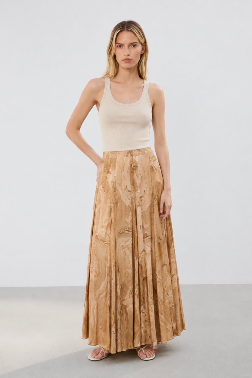 Long skirt MES DEMOISELLES - Seconde Main Beige