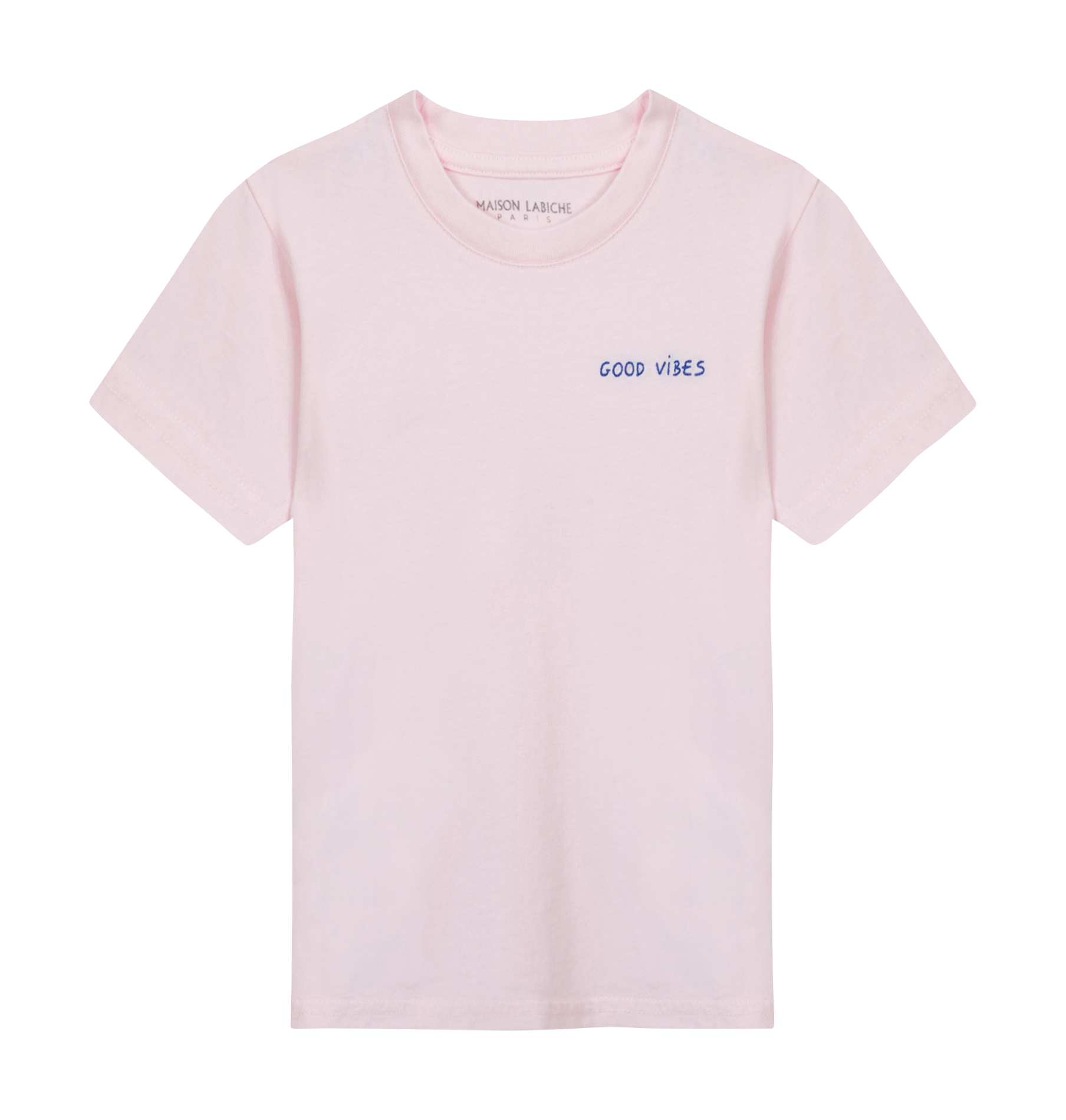 Round-neck cotton T-shirt MAISON LABICHE Pink