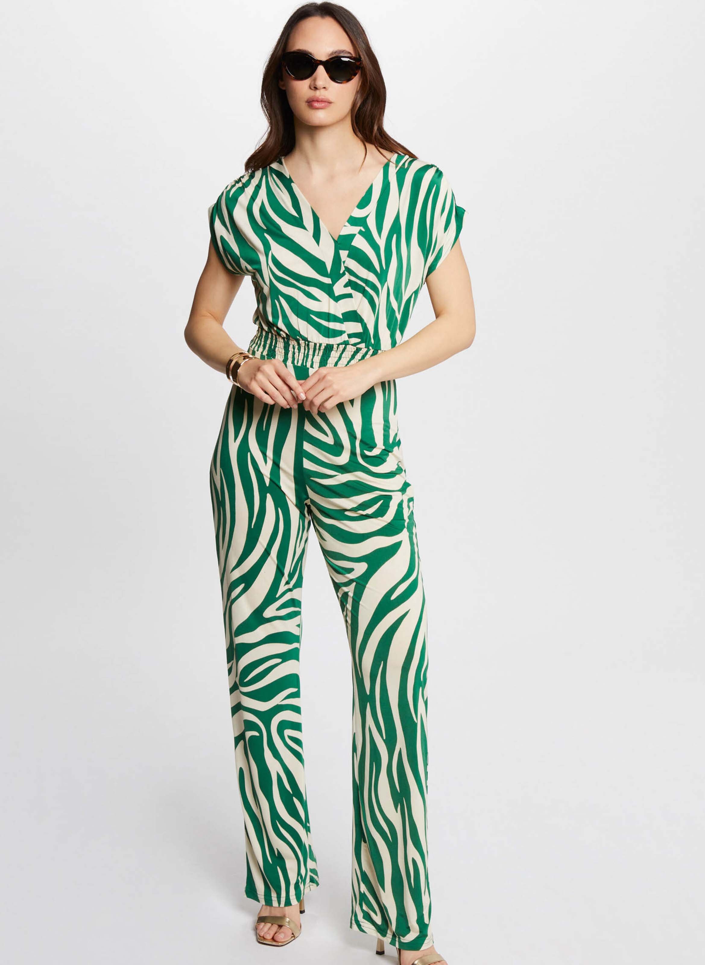 Combinaison ajustée imprimée 241-Pvebo Multico Morgan Femme