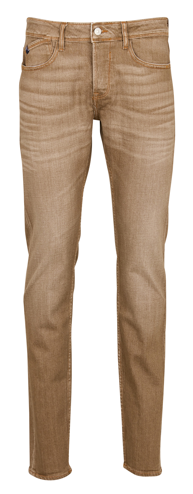 Jeans dritti effetto delavé LE TEMPS DES CERISES Marrone