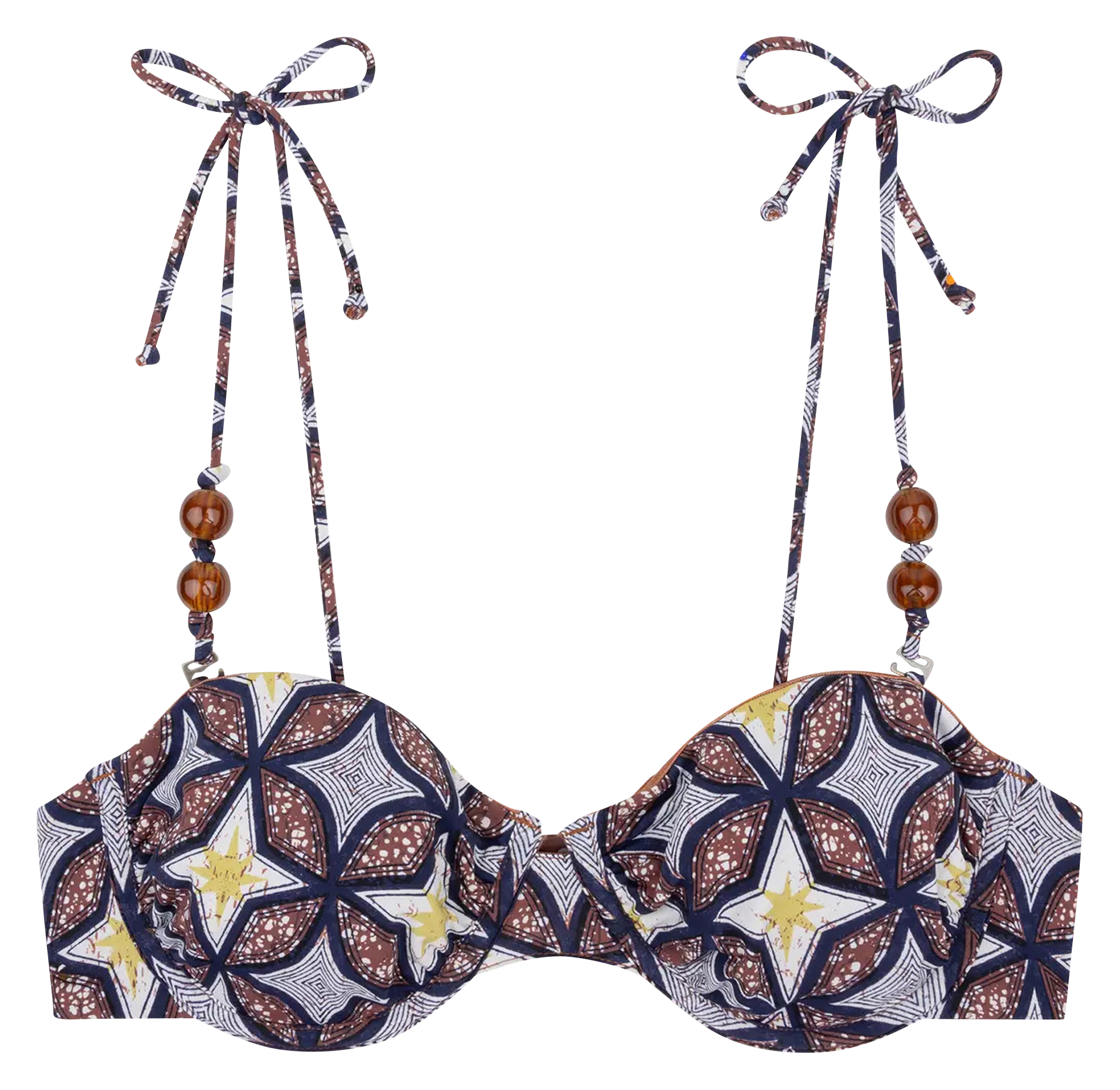 Haut de bikini en fibres recyclées mélangées LOVE STORIES Bleu