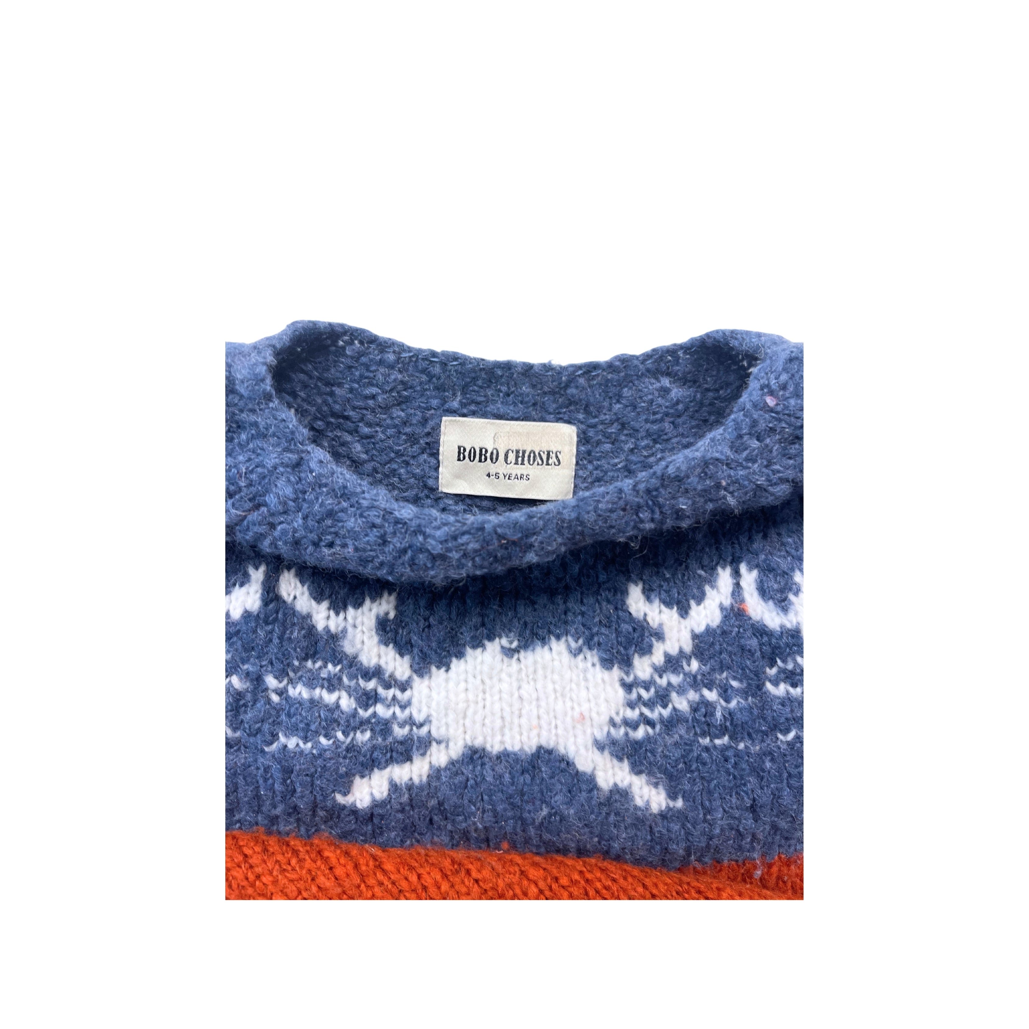 Red child's sweater - 4 years BOBO CHOSES - Seconde Main Red