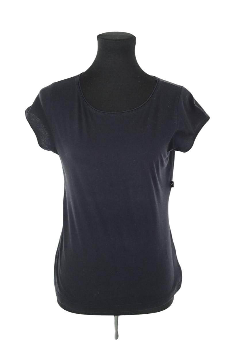 Cotton T-shirt AGNES B. - Seconde Main Black