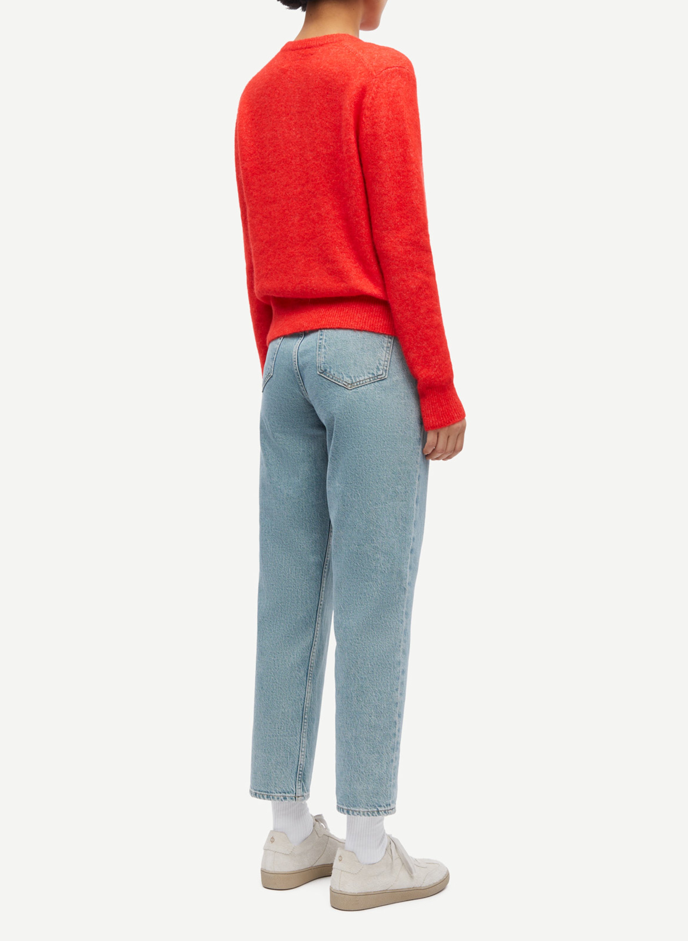 Cardigan en laine mélangée SAMSOE SAMSOE Rouge