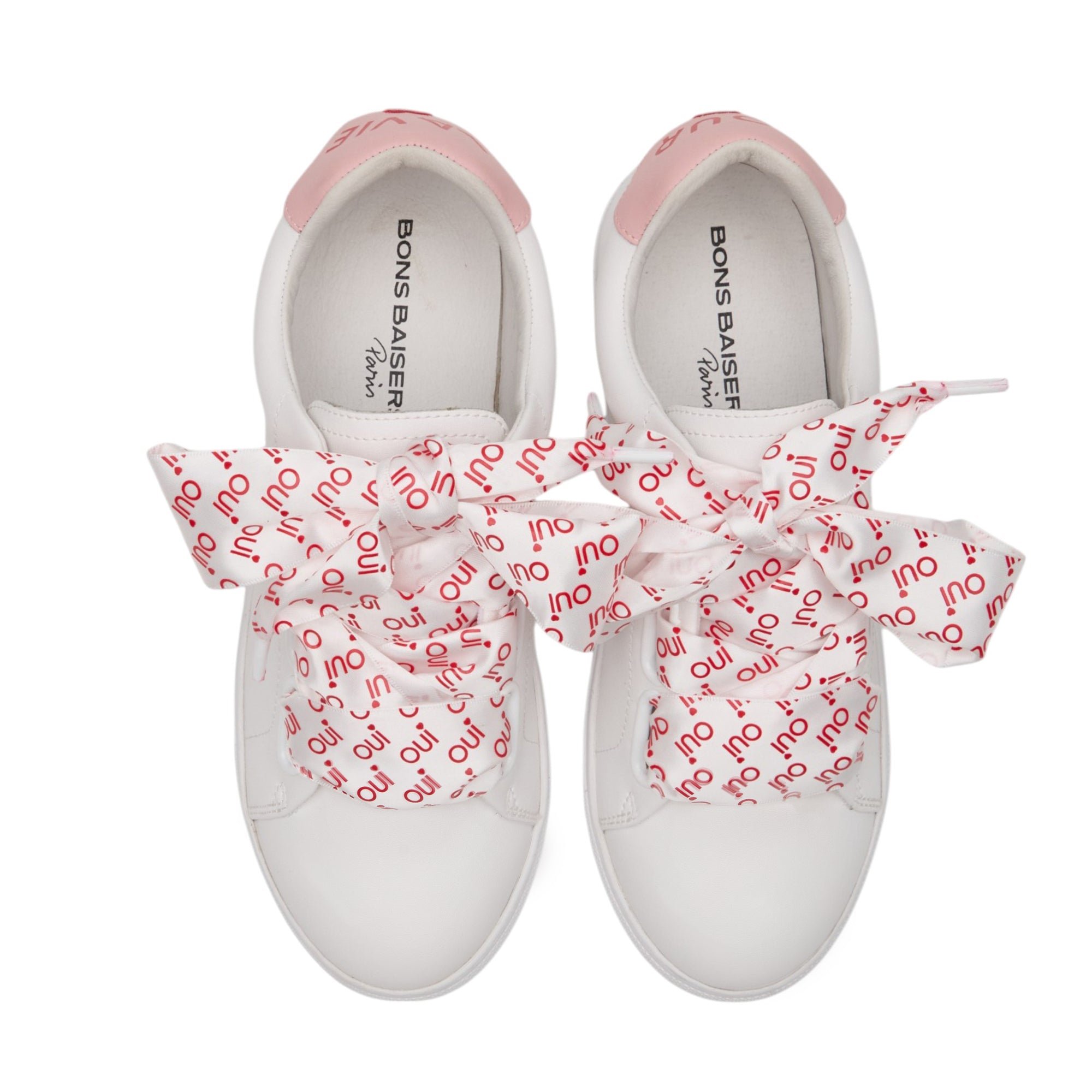 Jimmy leather sneakers BONS BAISERS PARIS White