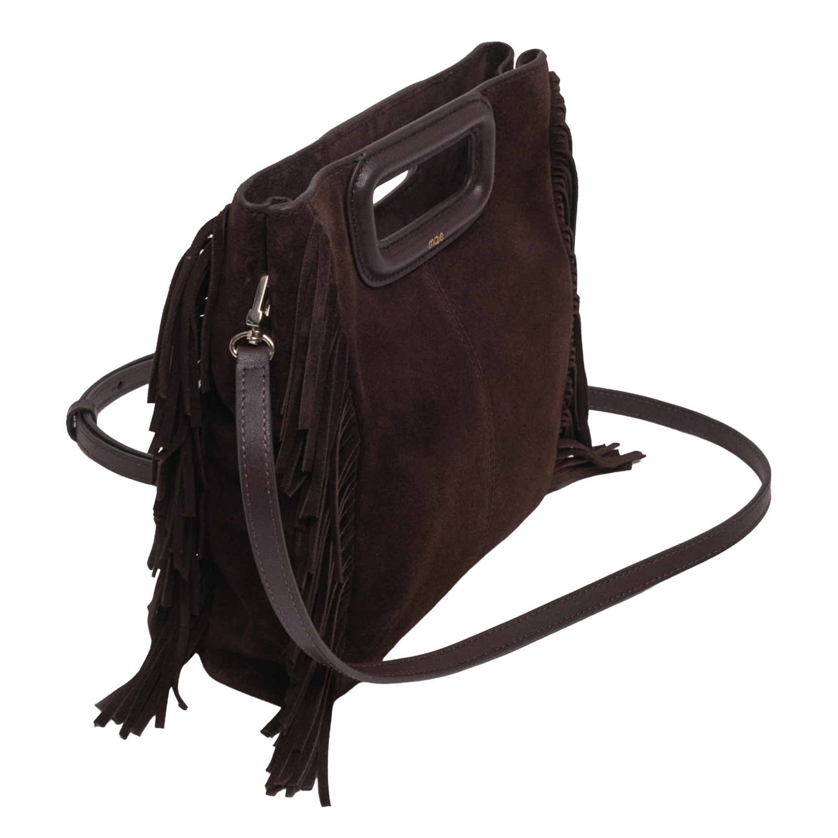 Brieftasche aus Leder MAJE Braun