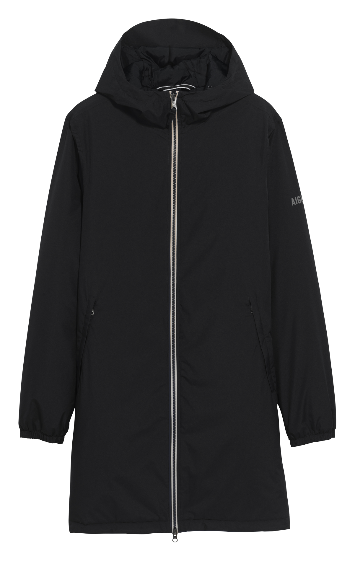 Parka droite col montant AIGLE Noir