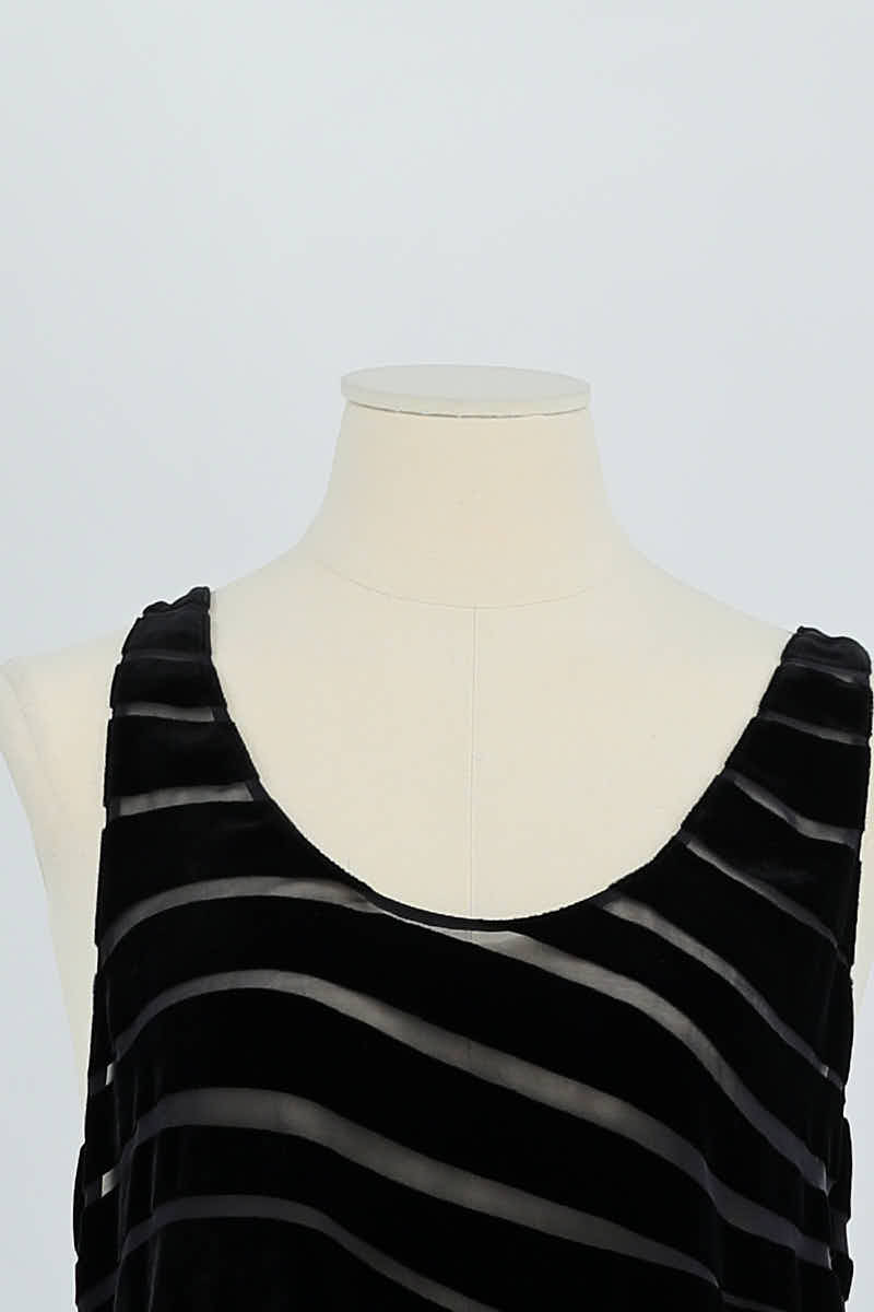 Azawood sleeveless top ARMANI - SECONDE MAIN Black