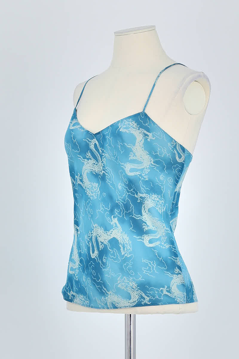 Azawood sleeveless top CALVIN KLEIN - Seconde Main Blue