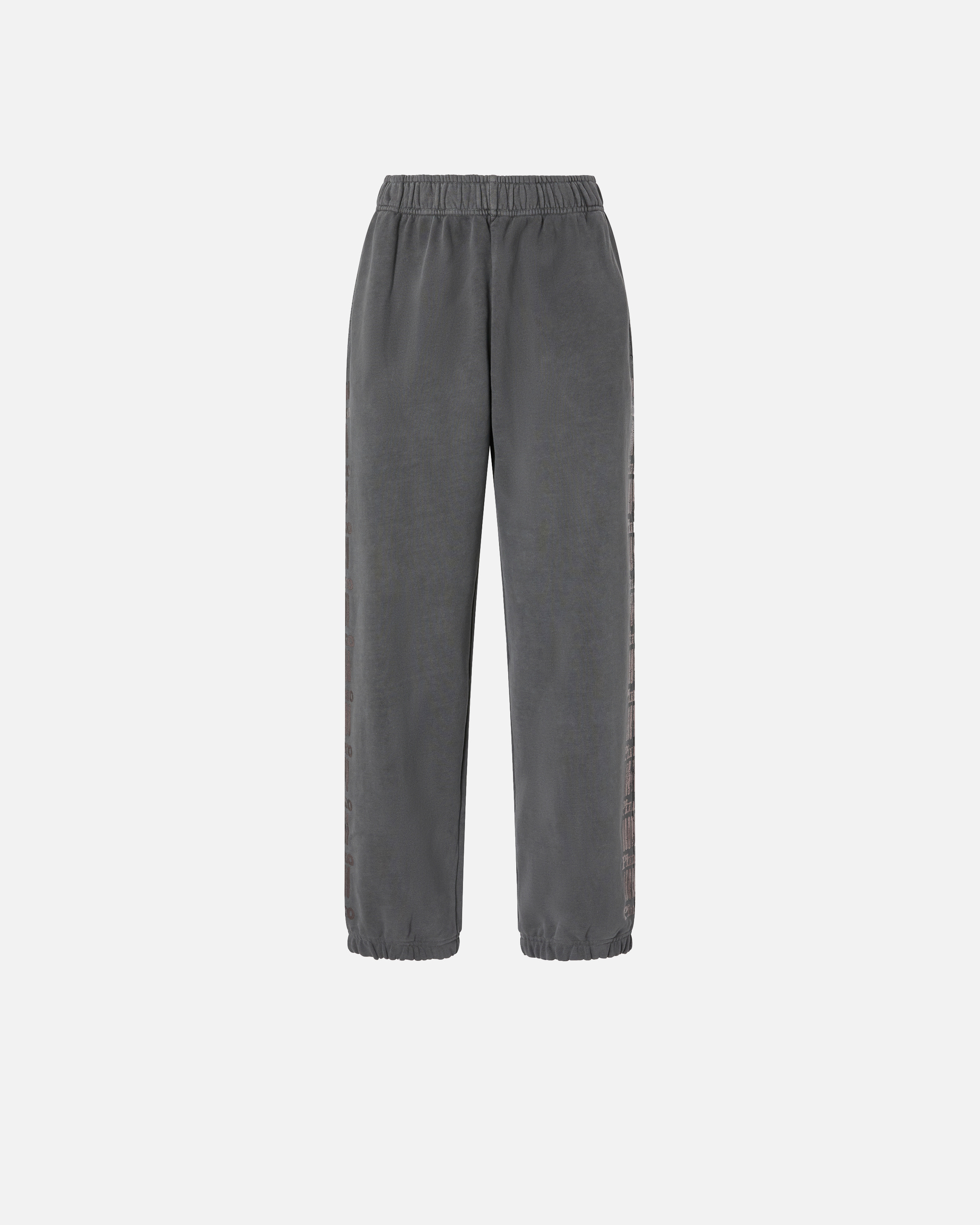 Fleece pants with lame print PINKO Grey